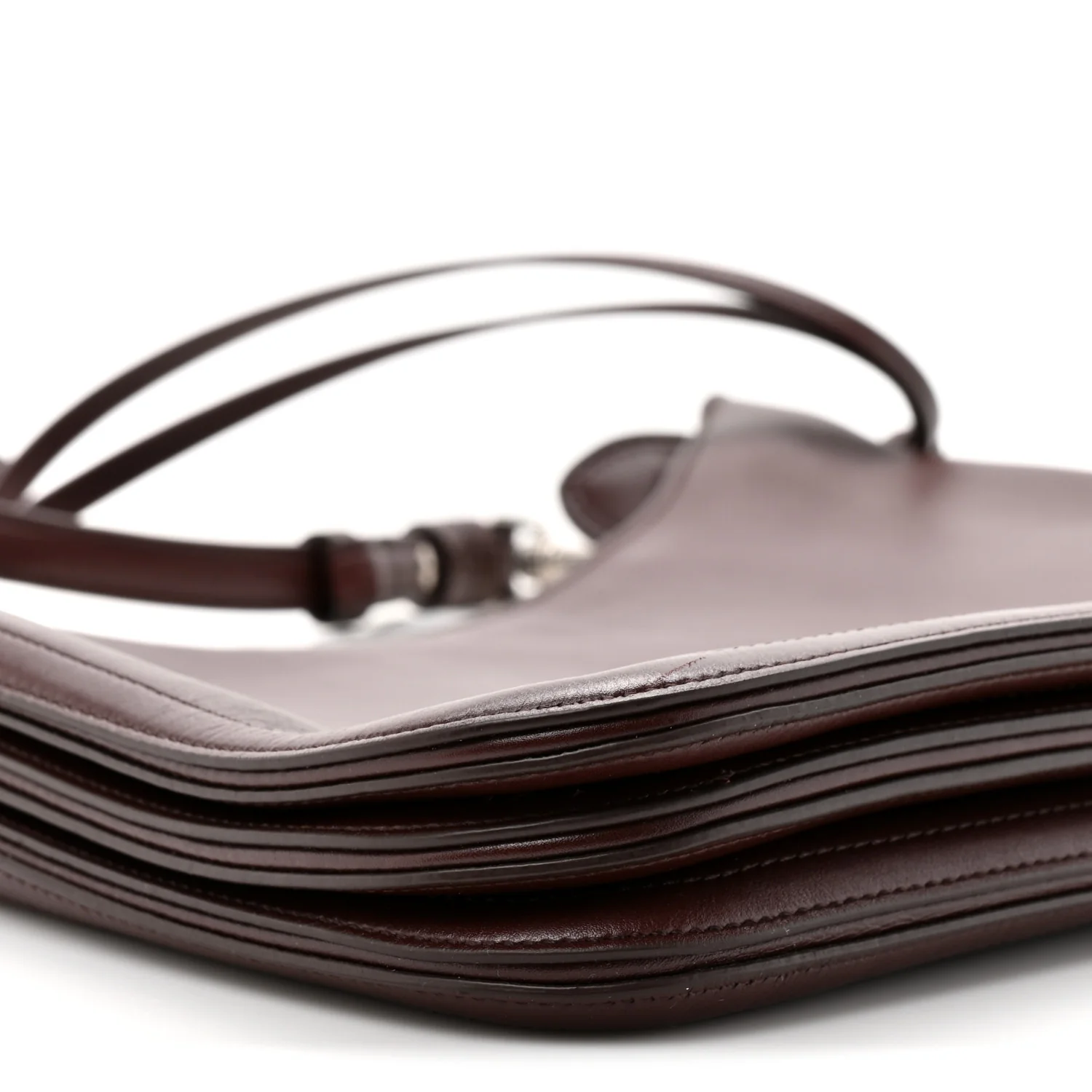 Soft Calfskin Medium Gig Bag Burgundy - Image 11