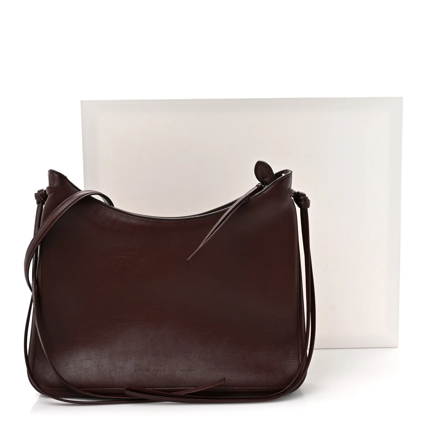 Soft Calfskin Medium Gig Bag Burgundy - Image 13