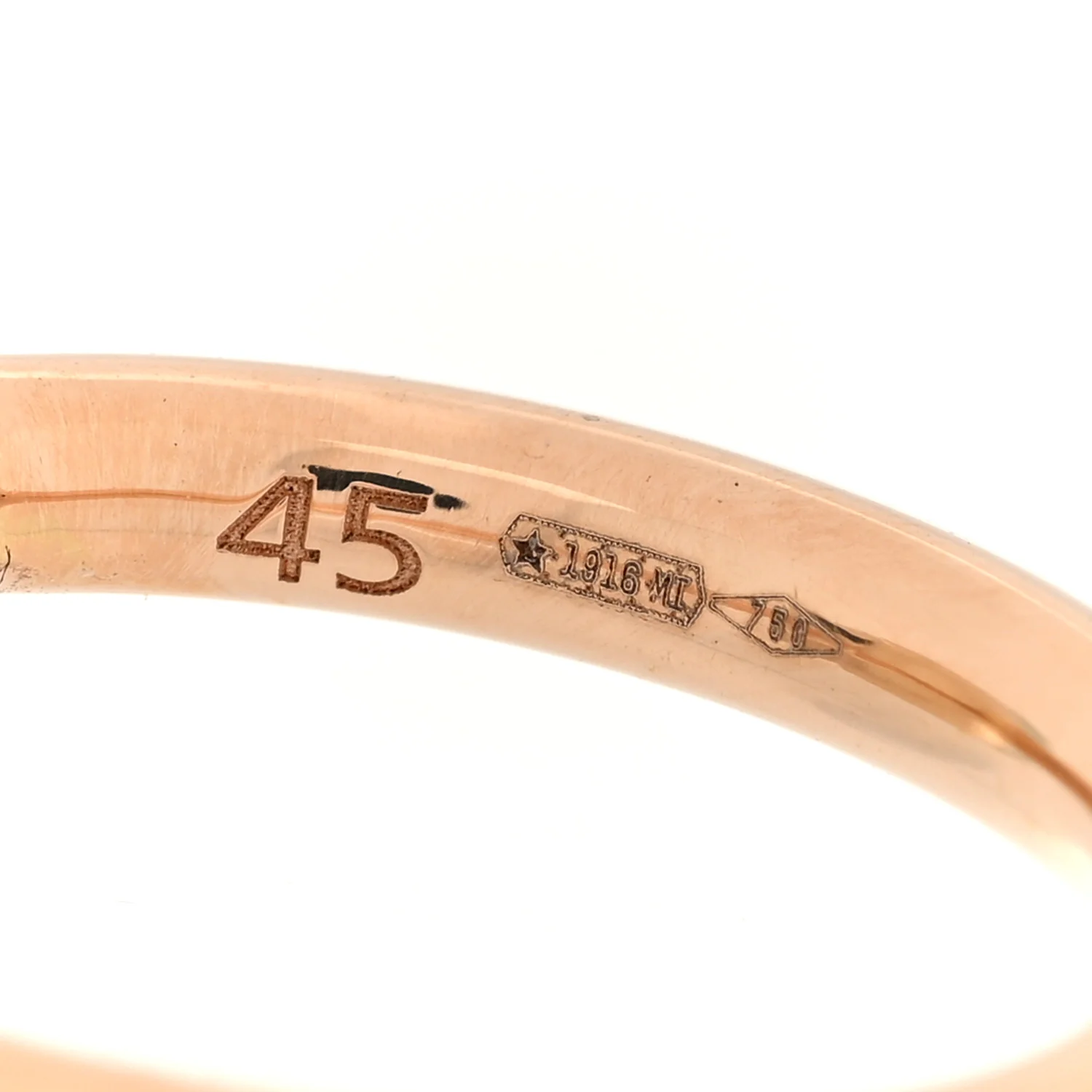 18K Rose White Gold Prasiolite Classic Nudo Ring 52/6 - Image 3