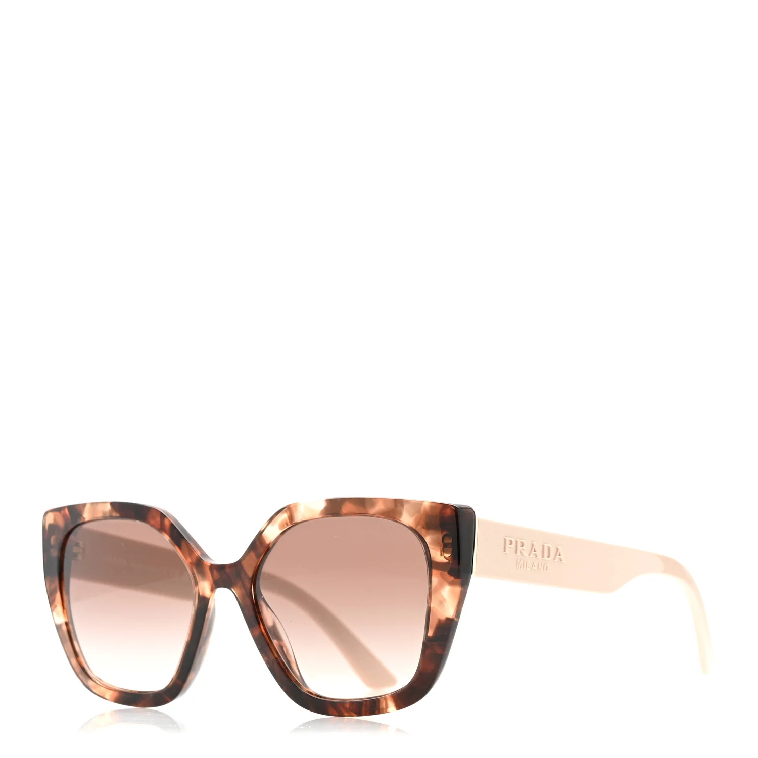 Acetate Cat Eye Sunglasses SPR 24X Tortoiseshell Beige