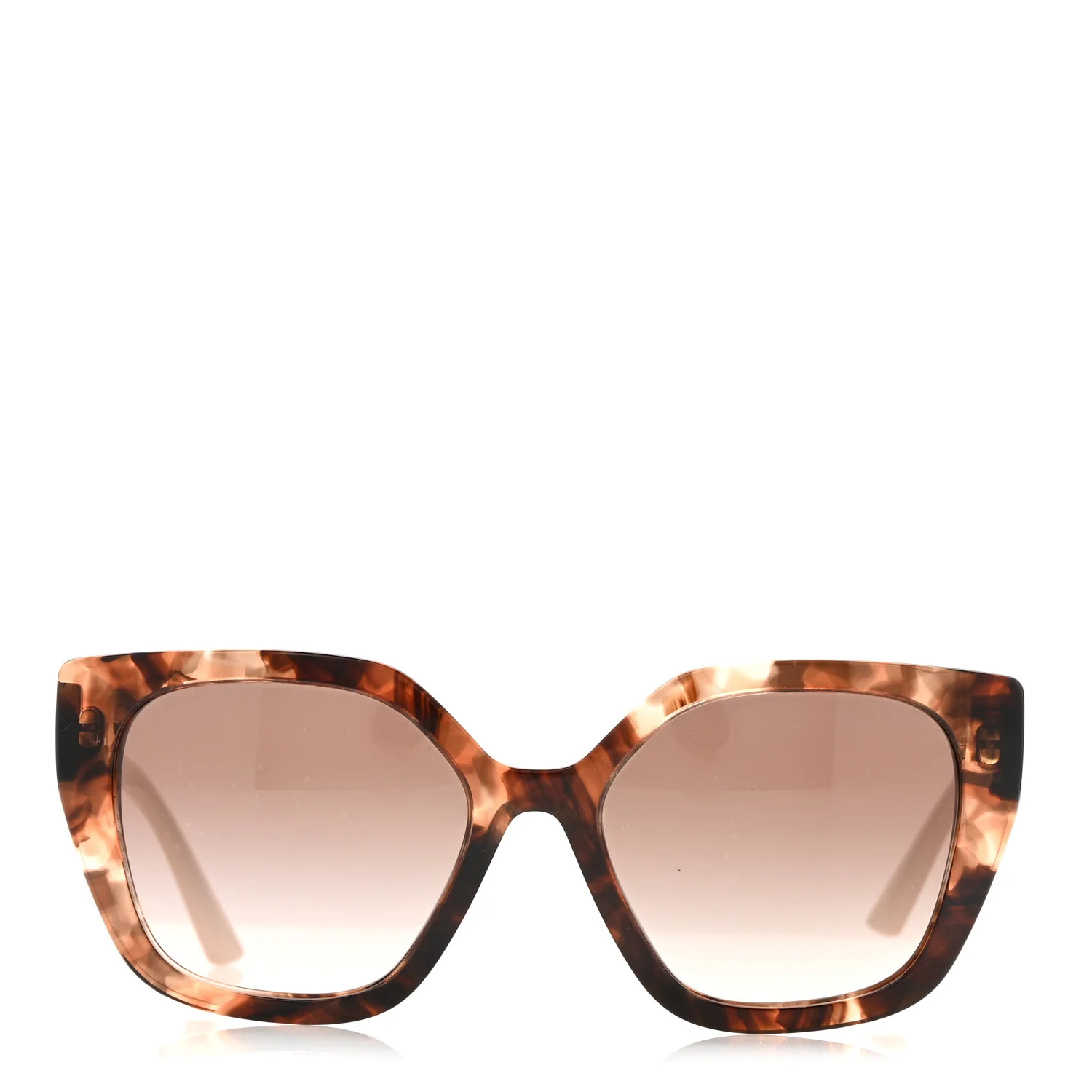 Acetate Cat Eye Sunglasses SPR 24X Tortoiseshell Beige - Image 2