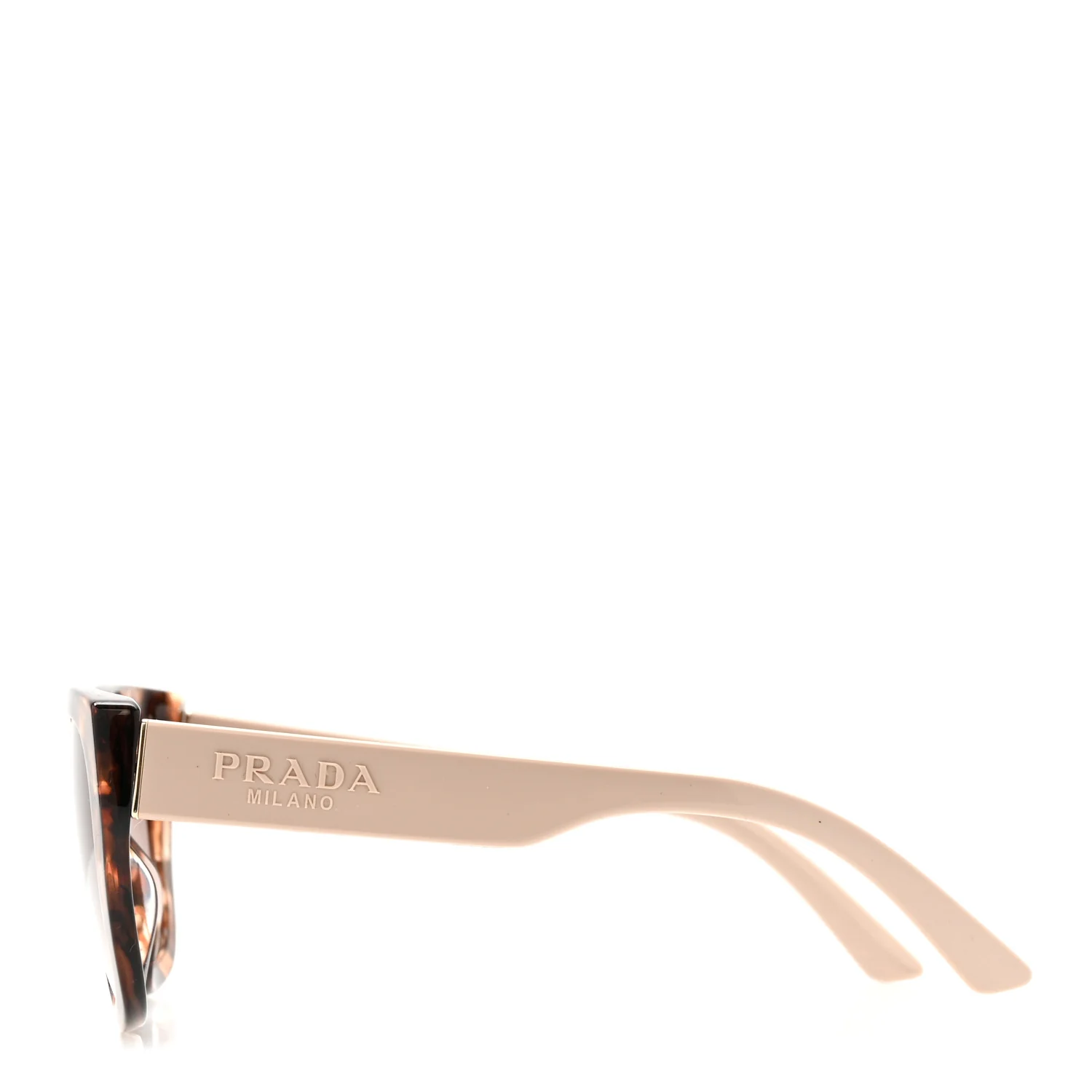 Acetate Cat Eye Sunglasses SPR 24X Tortoiseshell Beige - Image 3