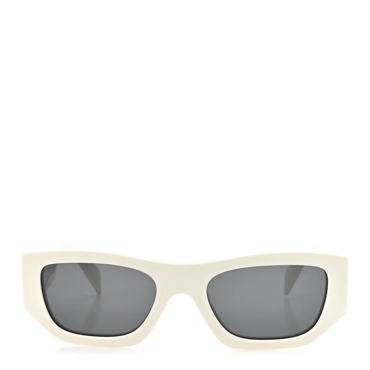 Acetate Pillow Sunglasses SPR A01 White - Image 2