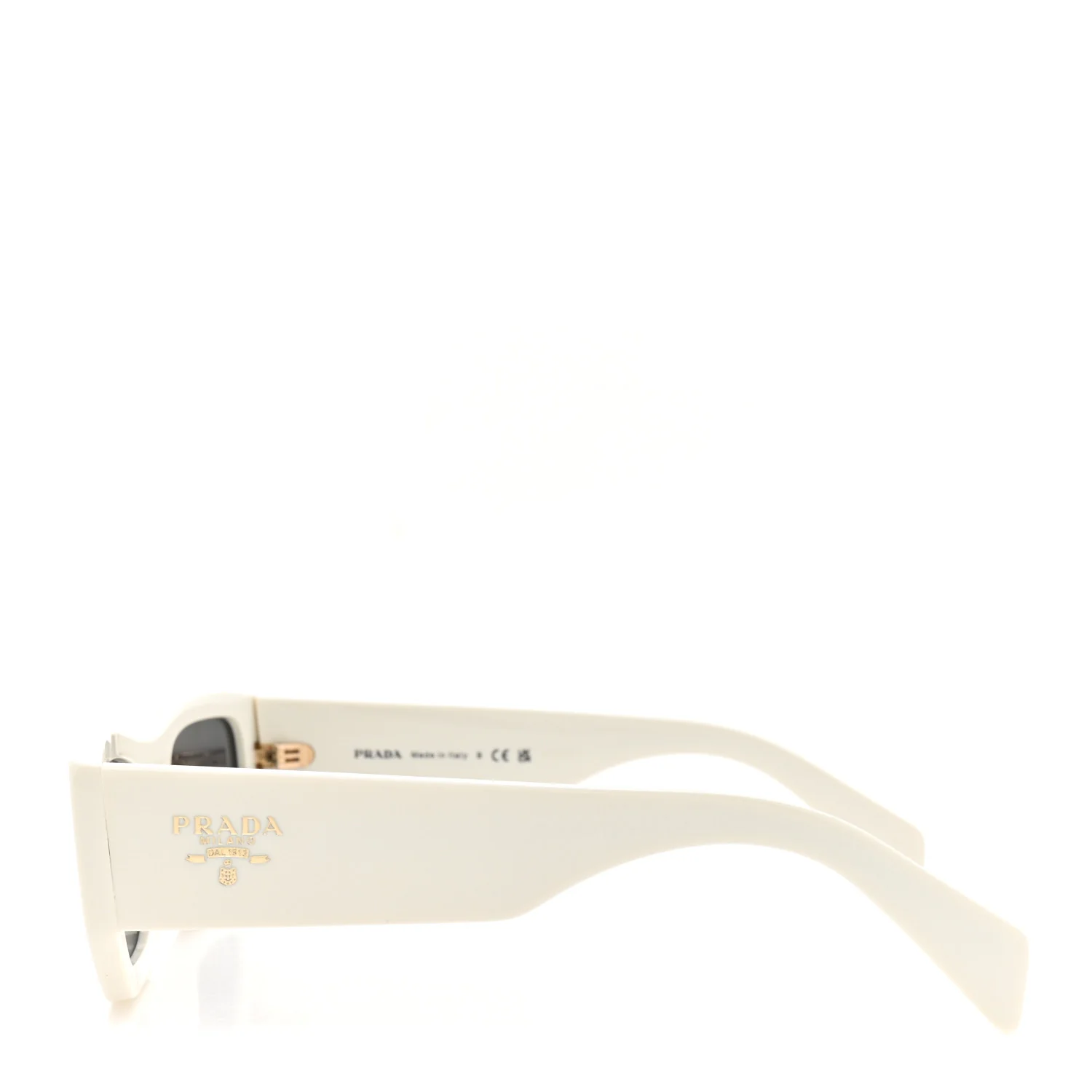 Acetate Pillow Sunglasses SPR A01 White - Image 3