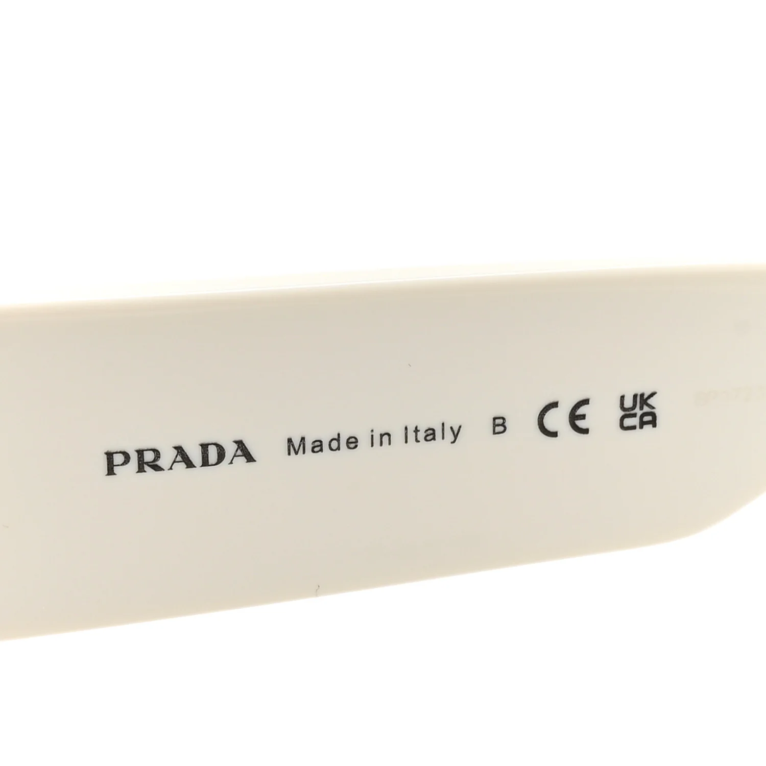 Acetate Pillow Sunglasses SPR A01 White - Image 6