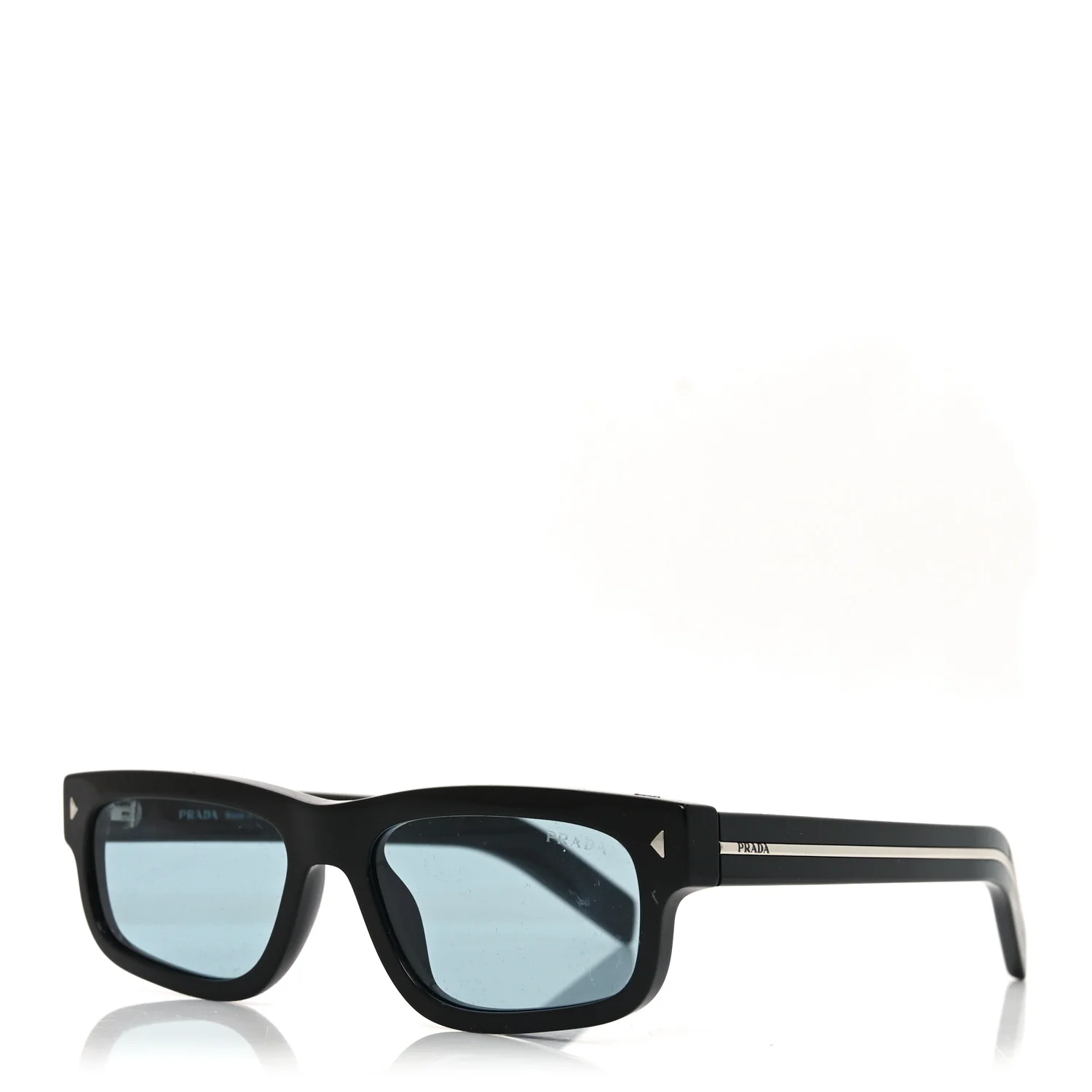 Acetate Rectangular Sunglasses SPR B11 Black