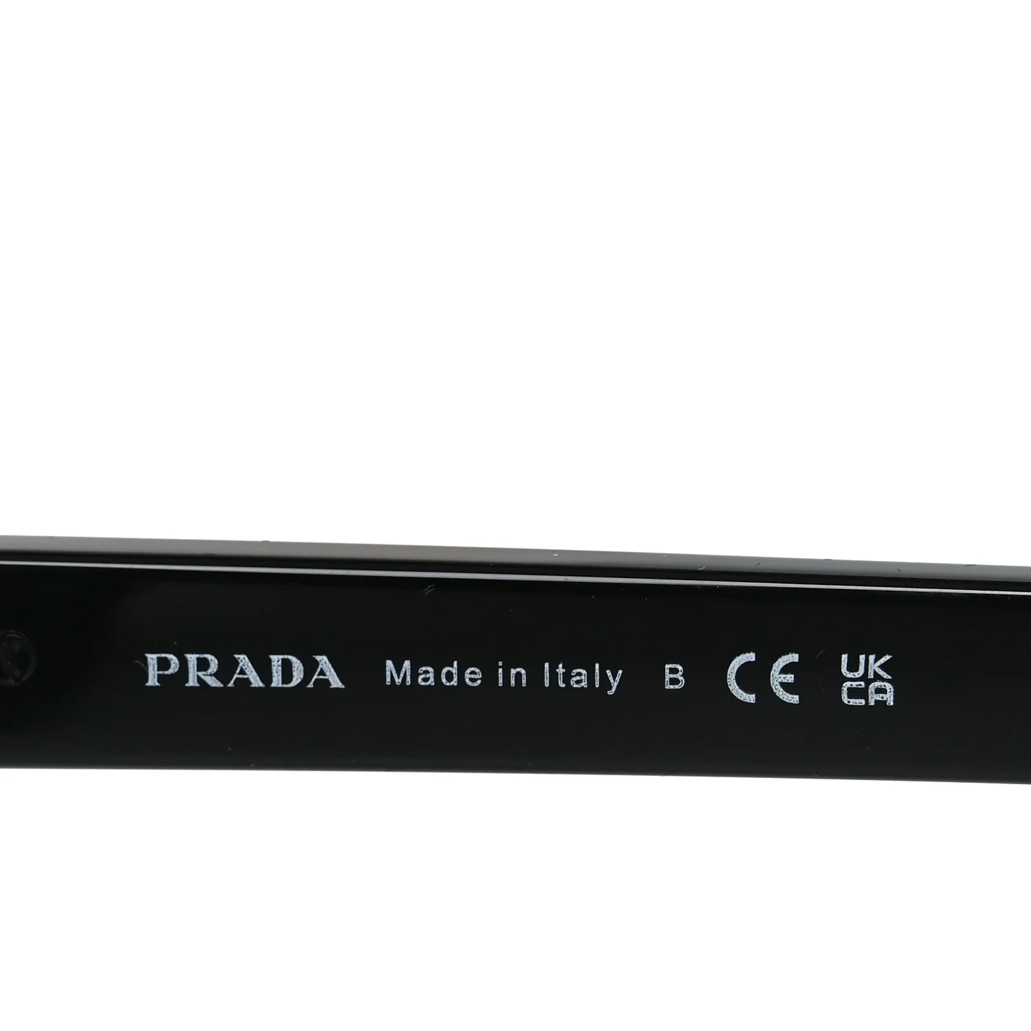 Acetate Rectangular Sunglasses SPR B11 Black - Image 5