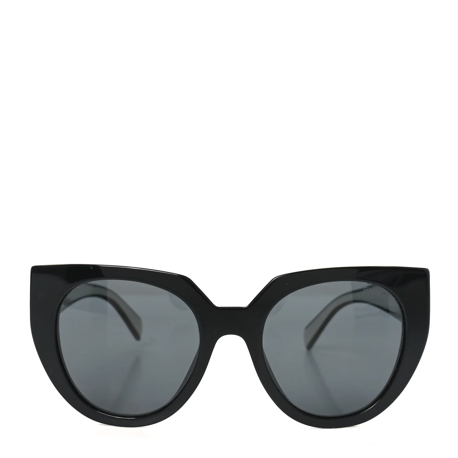 Acetate Square Sunglasses SPR 14W Black White - Image 2