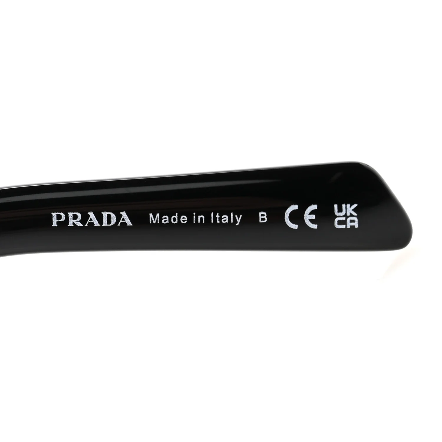 Acetate Sunglasses SPR 09Z Black - Image 6