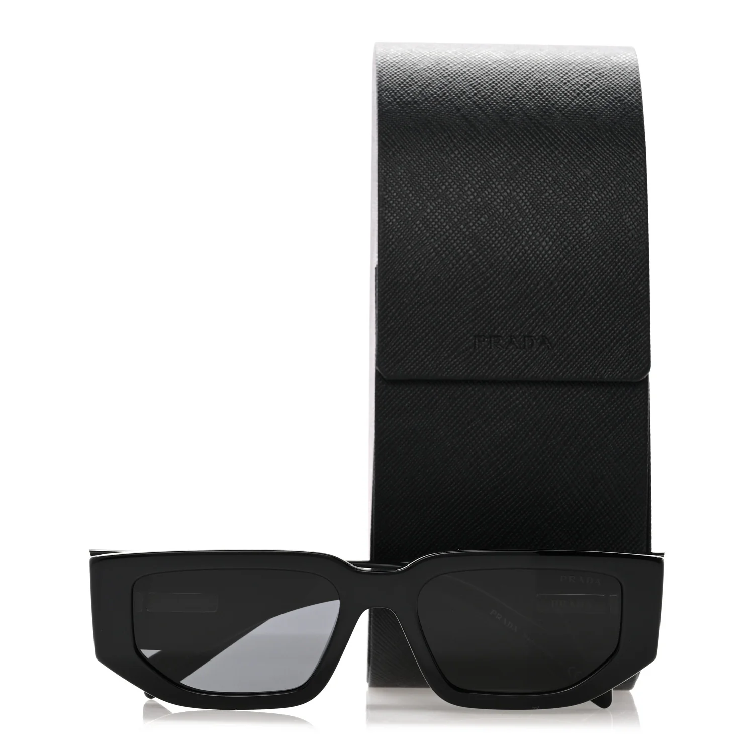 Acetate Sunglasses SPR 09Z Black - Image 7