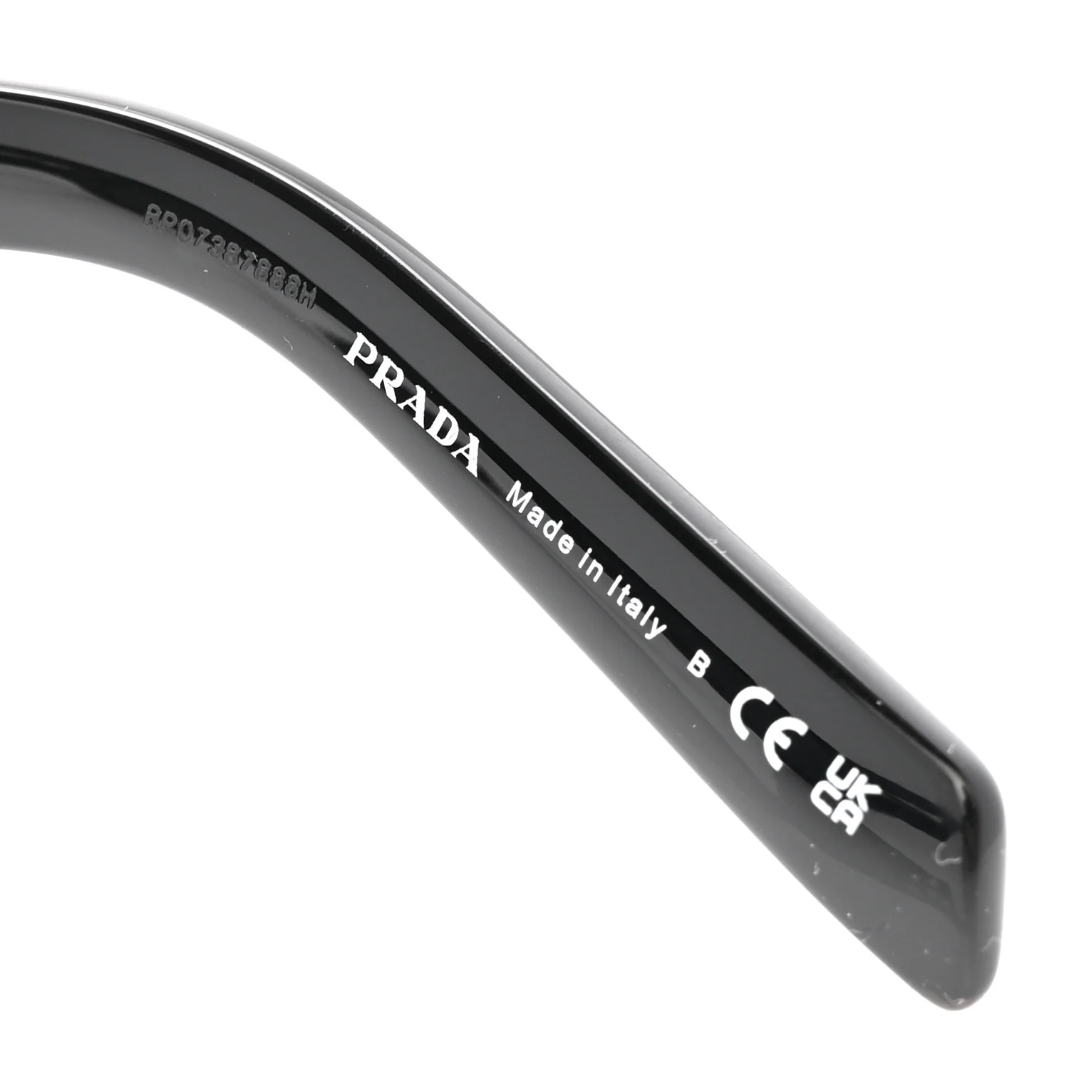 Acetate Sunglasses SPR 09Z Black - Image 5