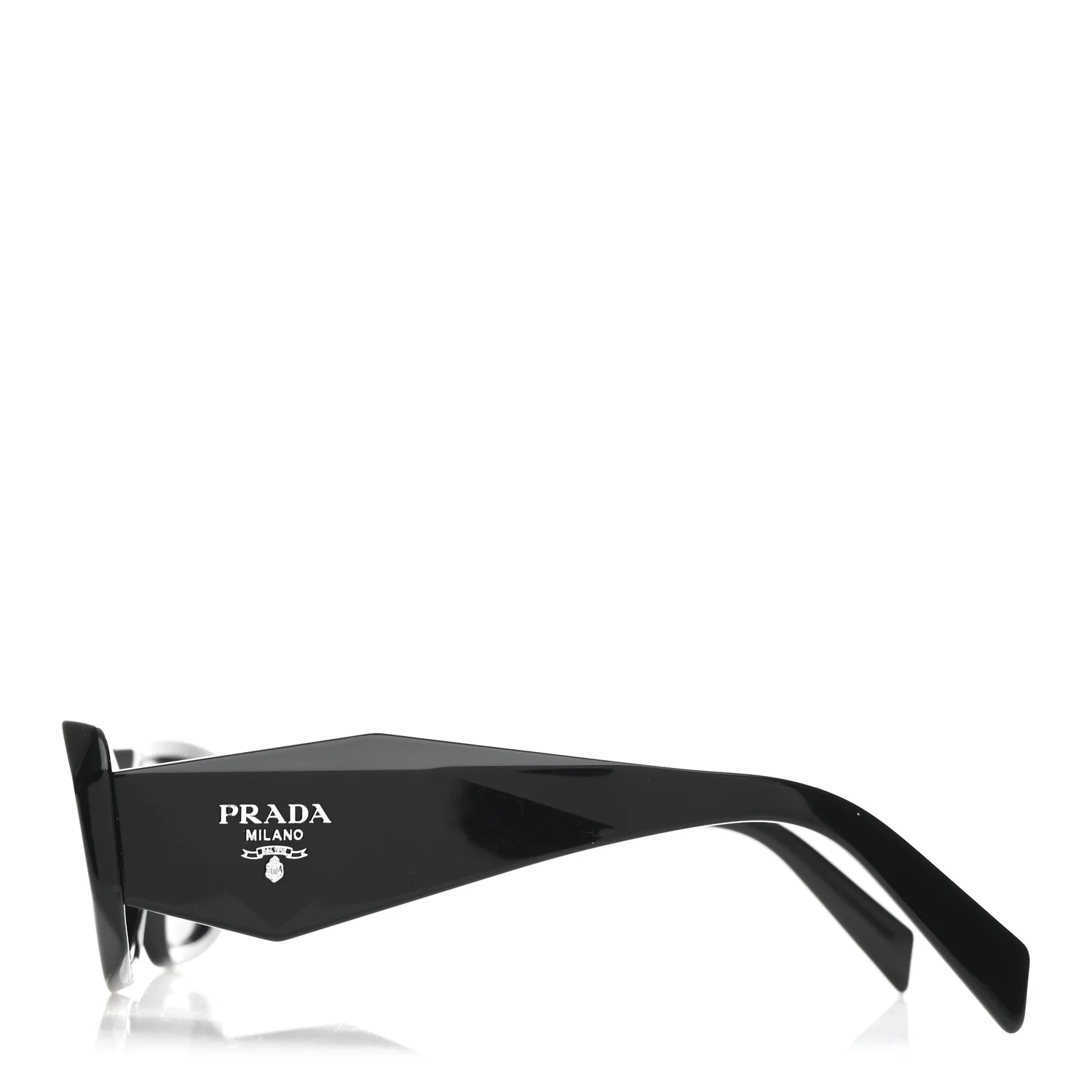 Acetate Symbole Sunglasses SPR 17W Black - Image 3