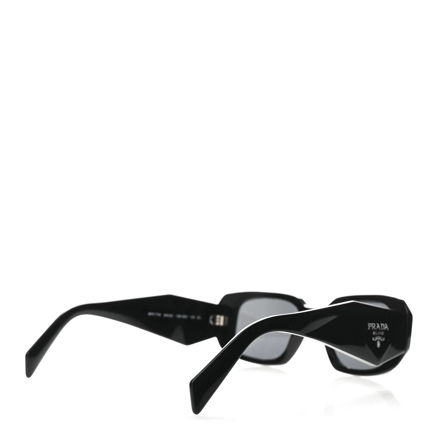 Acetate Symbole Sunglasses SPR 17W Black - Image 4
