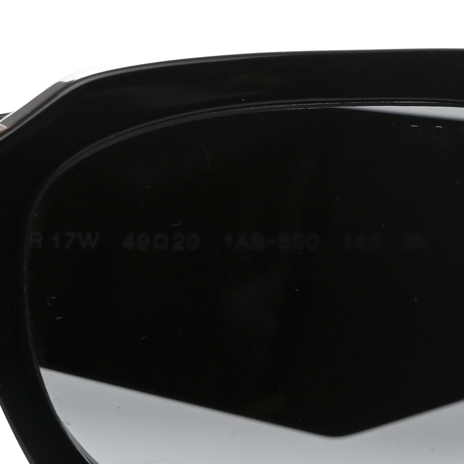 Acetate Symbole Sunglasses SPR 17W Black - Image 7