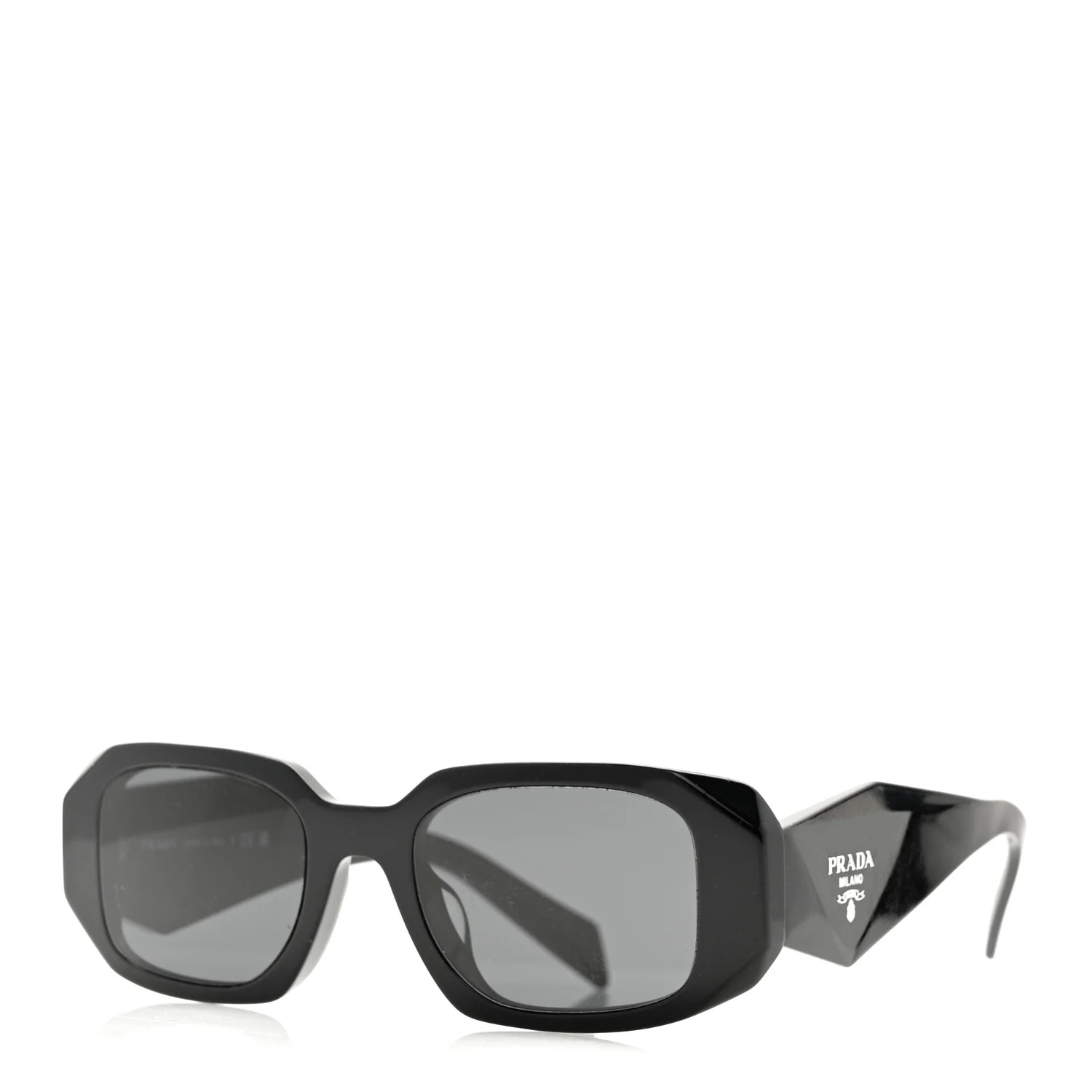 Acetate Symbole Sunglasses SPR 17W Black