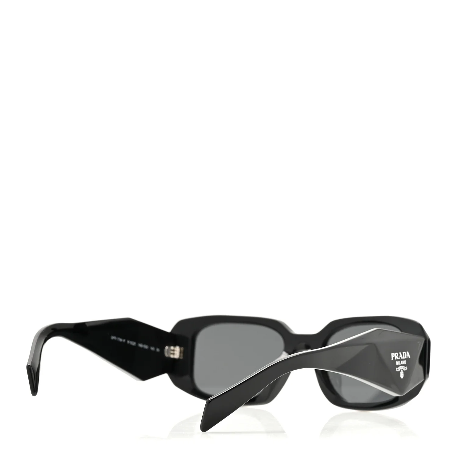 Acetate Symbole Sunglasses SPR 17W Black - Image 7
