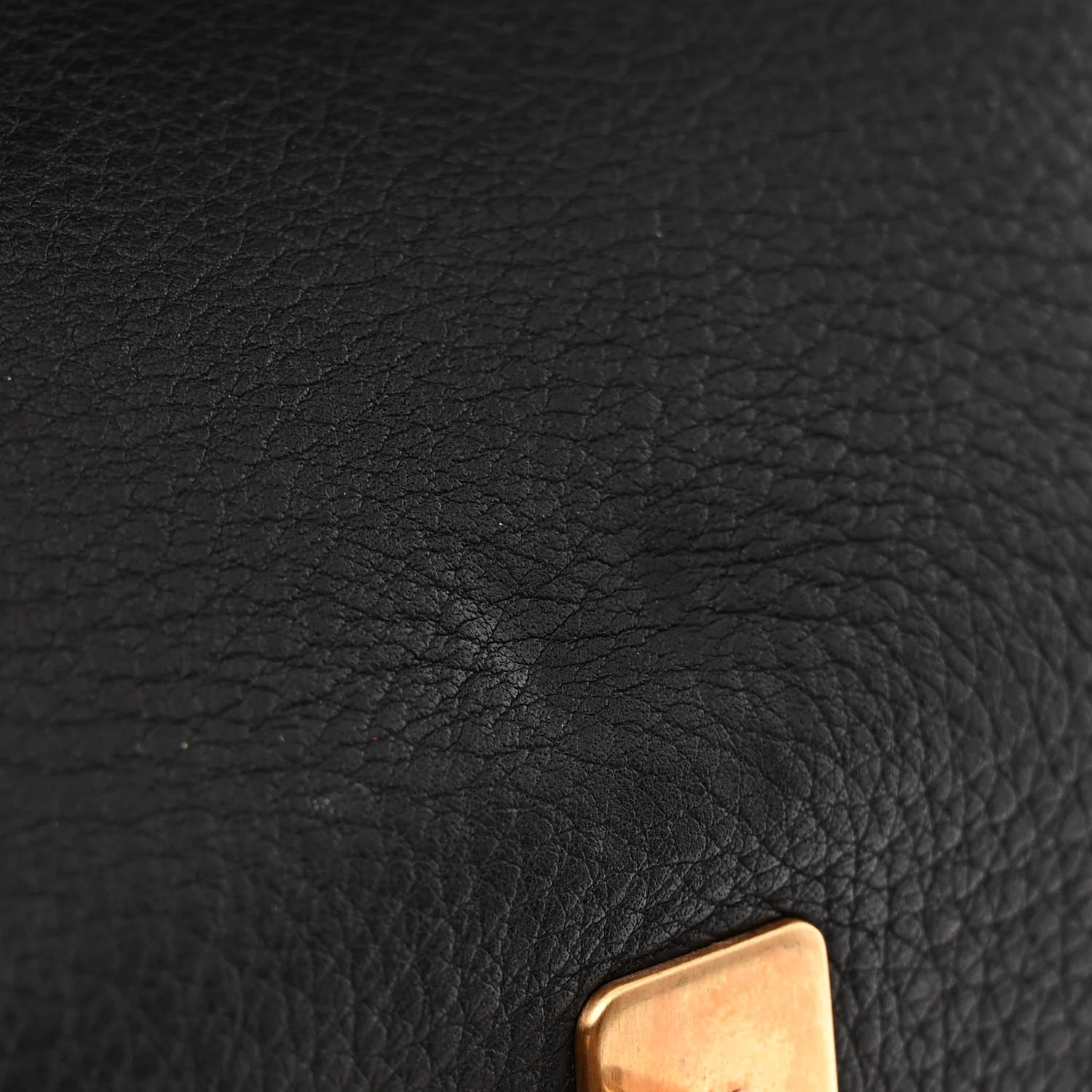 Calfskin Chain Strap Shoulder Bag Black - Image 11