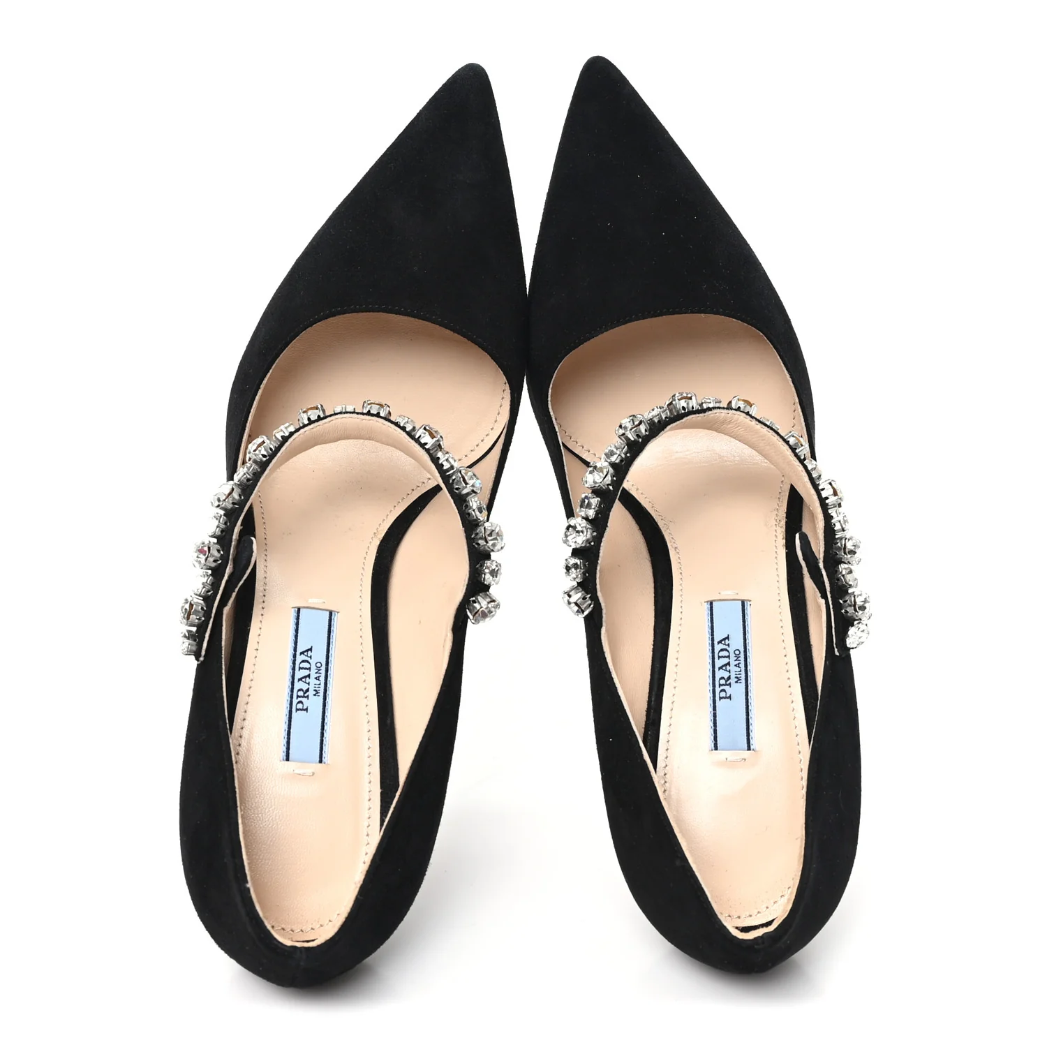 Camoscio Crystal Pumps 37 Black - Image 2