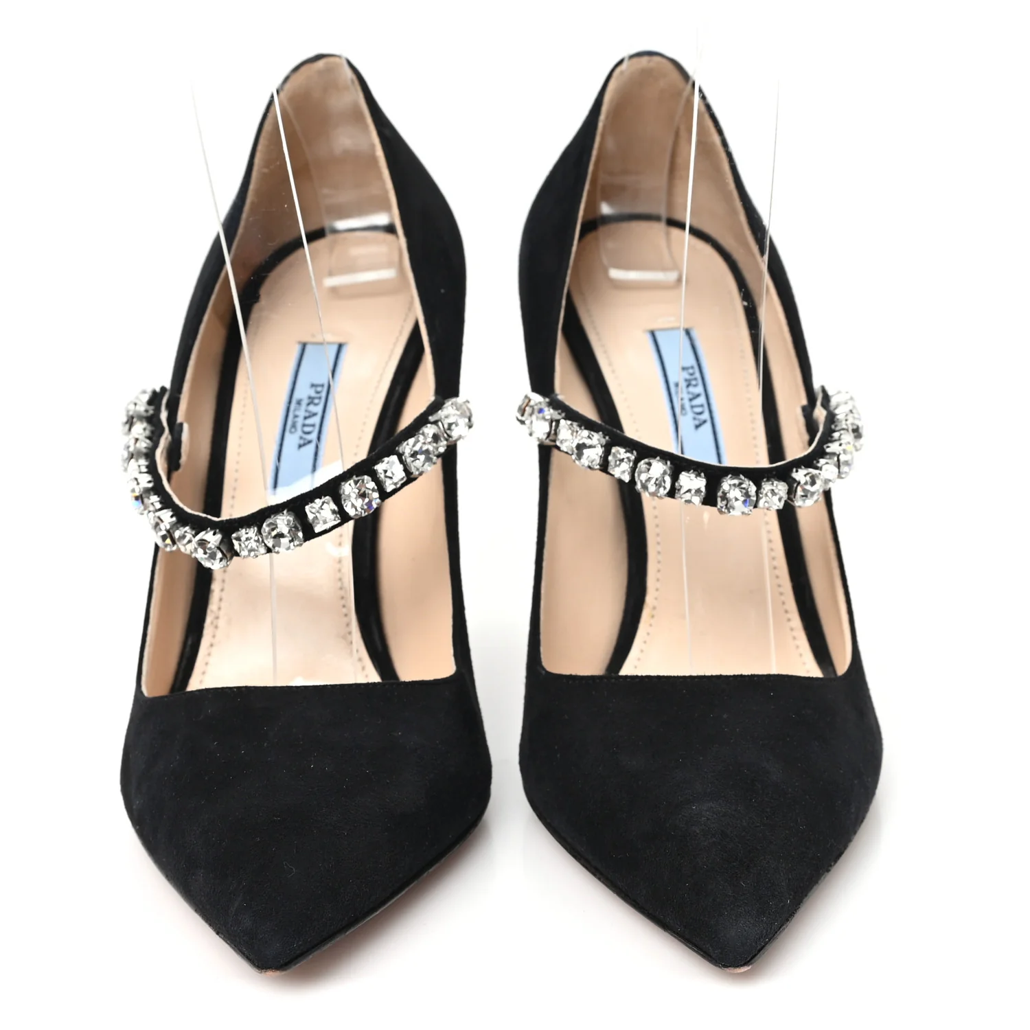 Camoscio Crystal Pumps 37 Black - Image 3