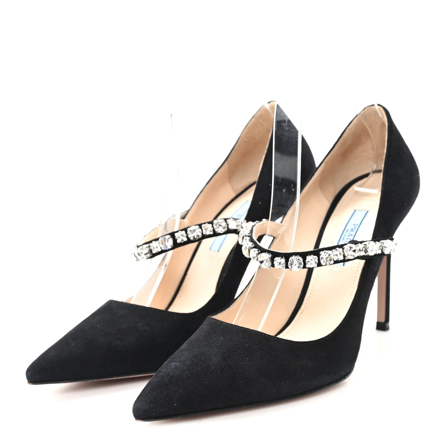 Camoscio Crystal Pumps 37 Black - Image 4