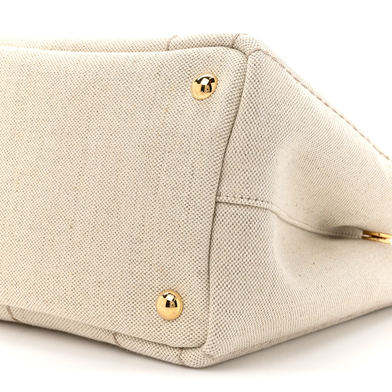Canvas Mistolino Ricamo Small Logo Tote Naturale - Image 8