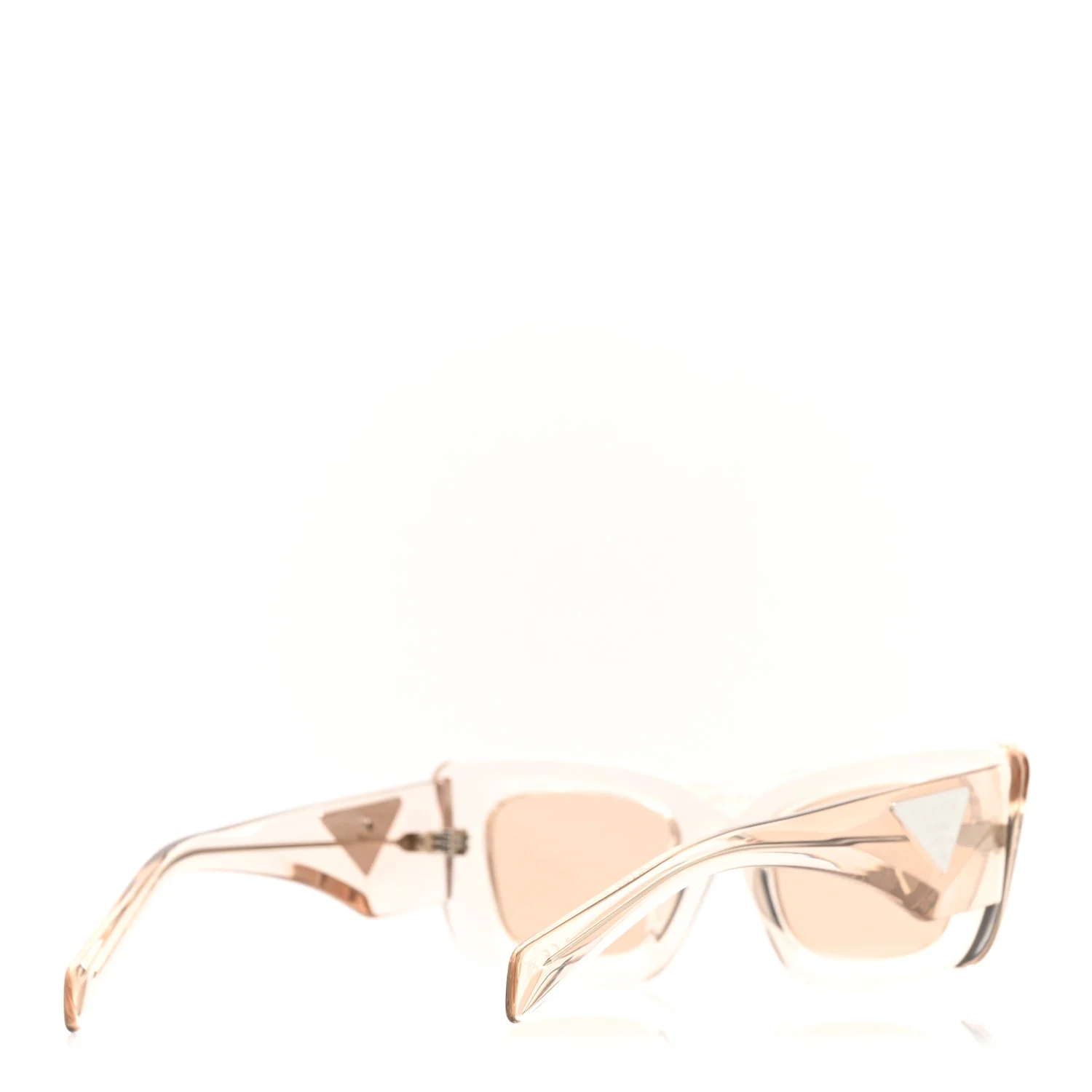 Cat Eye Sunglasses SPR 13Z Transparent Beige - Image 4
