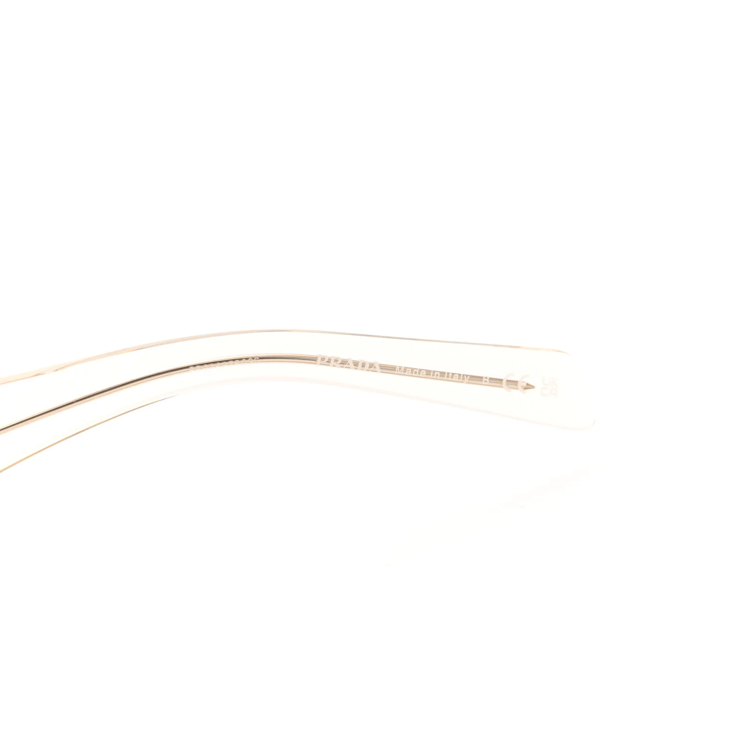 Cat Eye Sunglasses SPR 13Z Transparent Beige - Image 5
