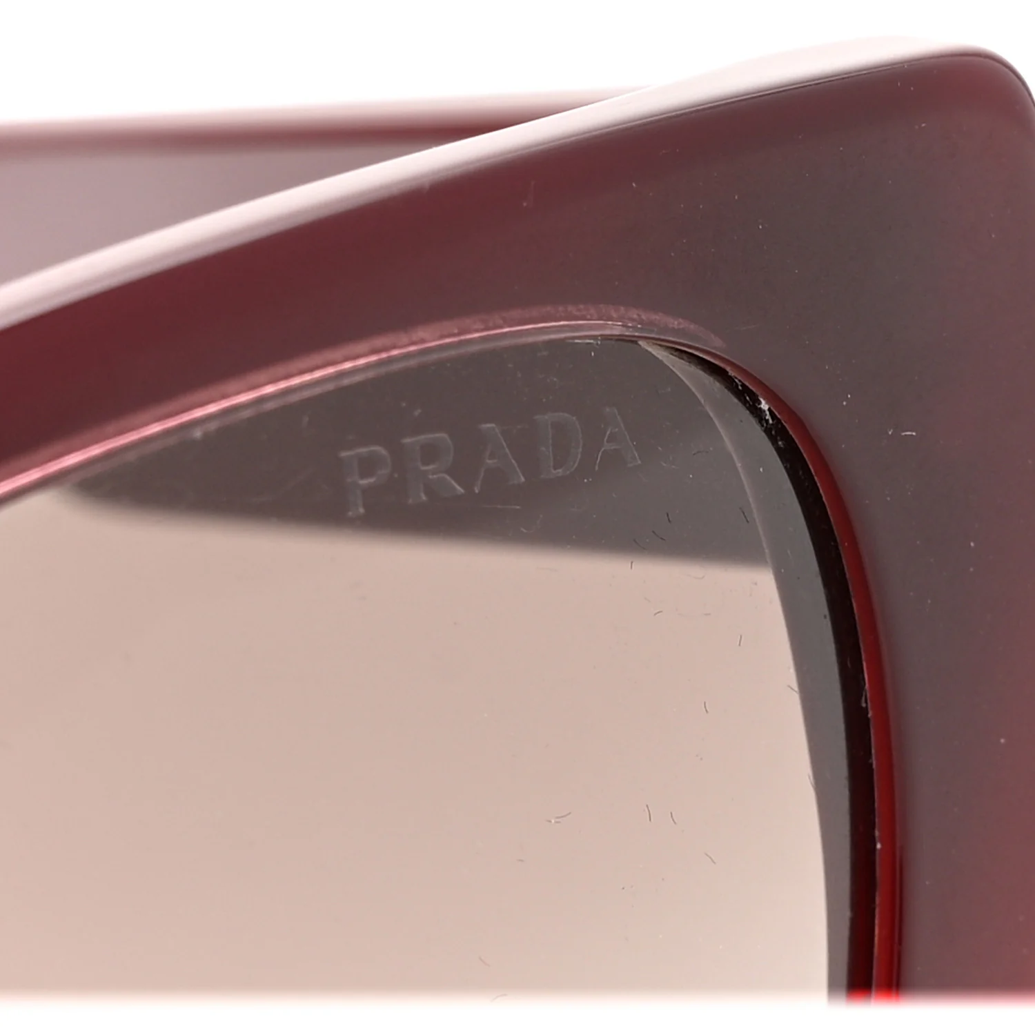 Cat Eye Sunglasses SPR 24XS Burgundy - Image 7