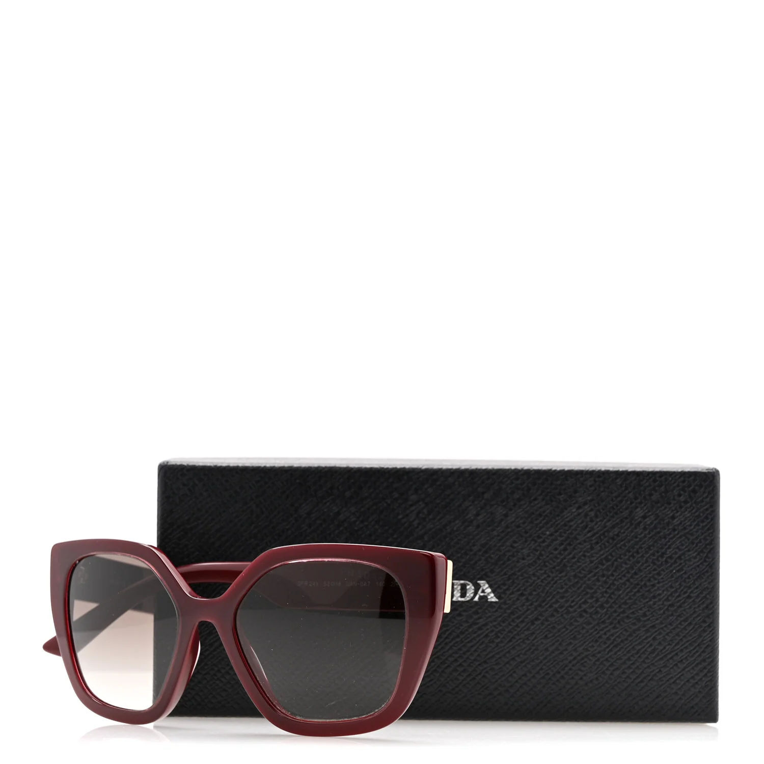 Cat Eye Sunglasses SPR 24XS Burgundy - Image 8