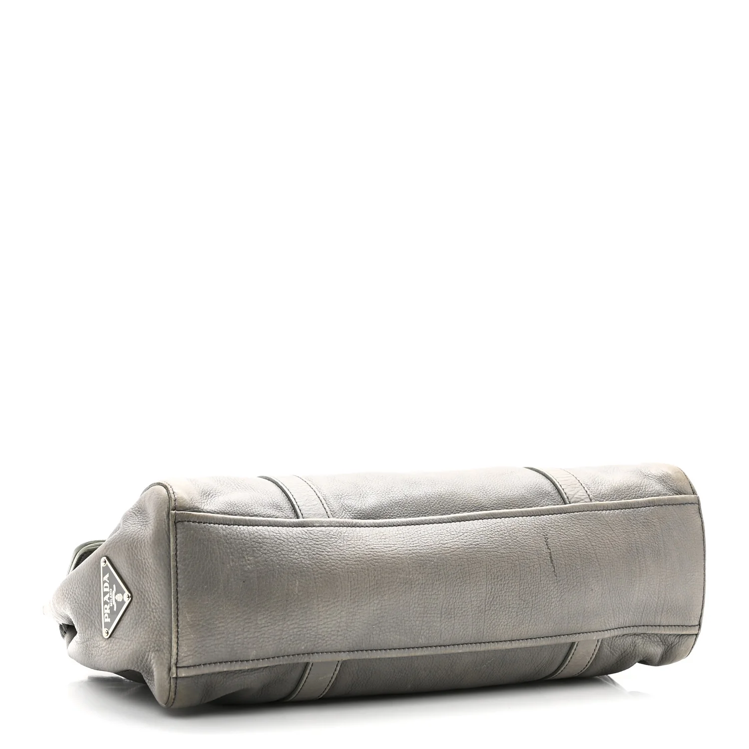 Cervo Antik Easy Foldover Pushlock Satchel Grey - Image 4