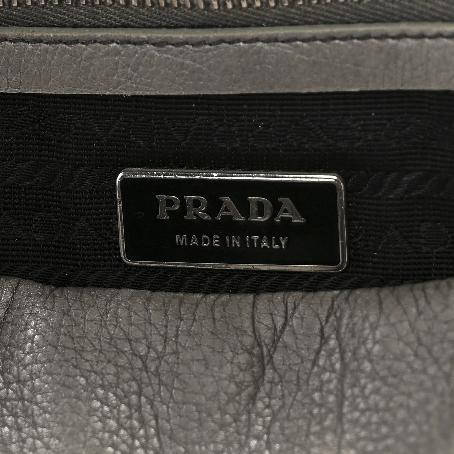 Cervo Antik Easy Foldover Pushlock Satchel Grey - Image 6