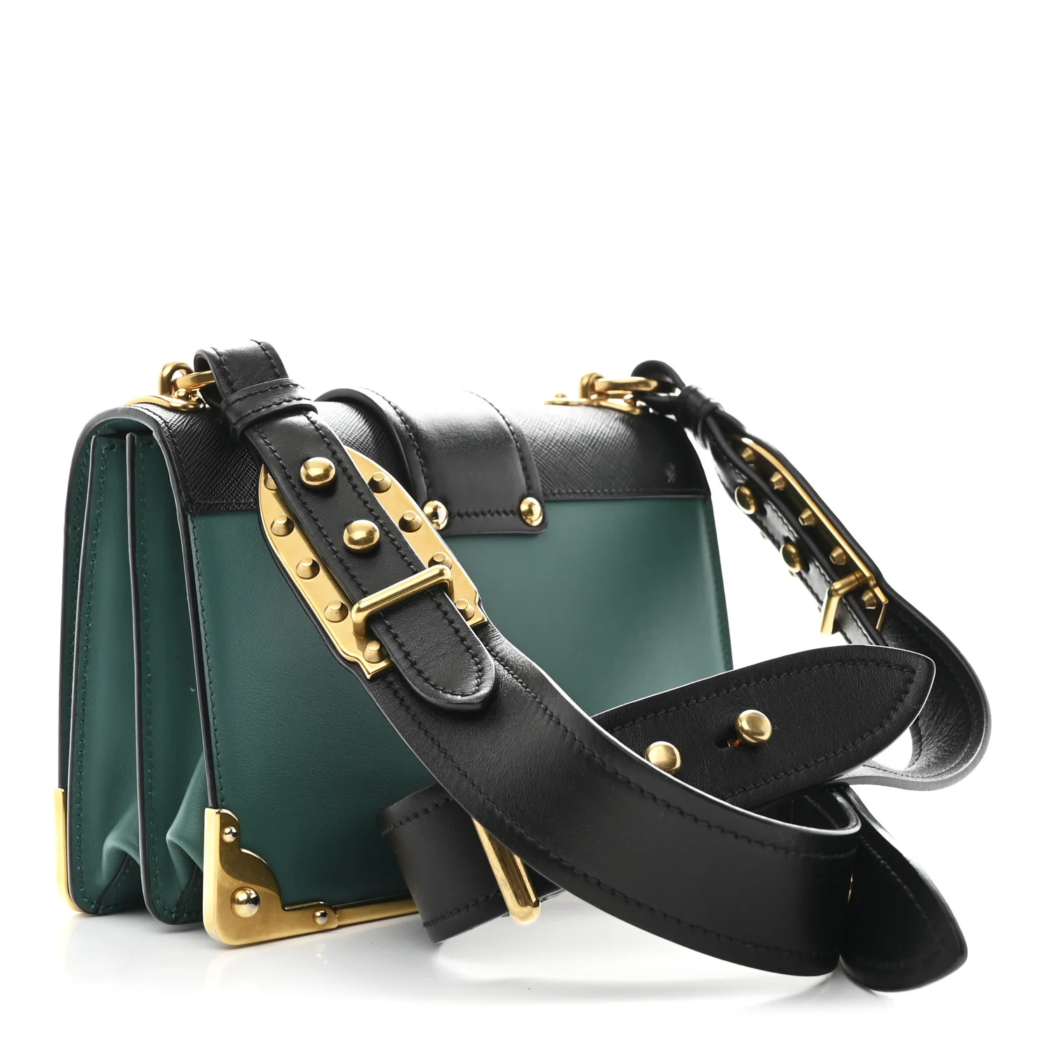 City Calf Saffiano Cahier Bag Assenzio Black - Image 3