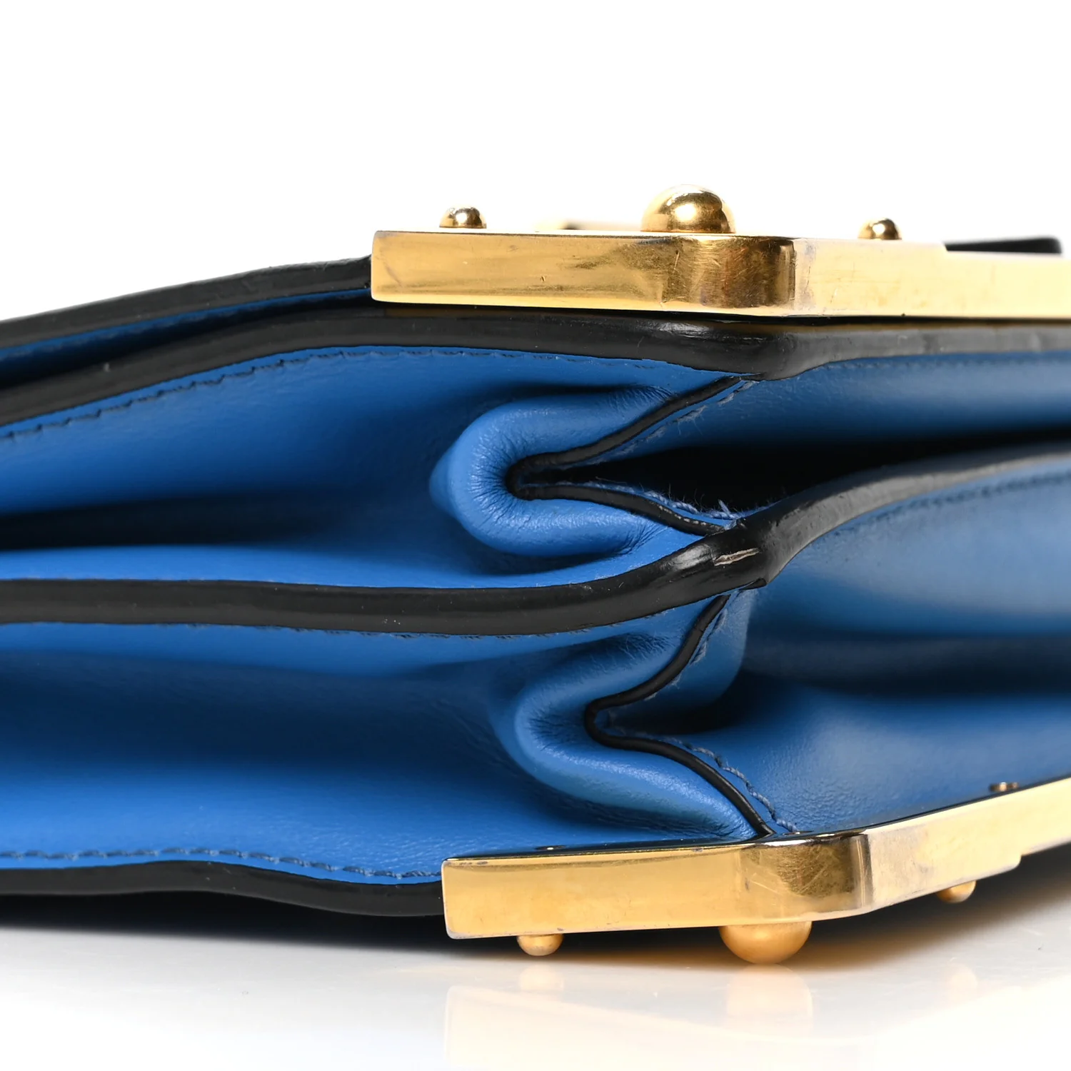City Calf Saffiano Cahier Bag Marea Black - Image 8