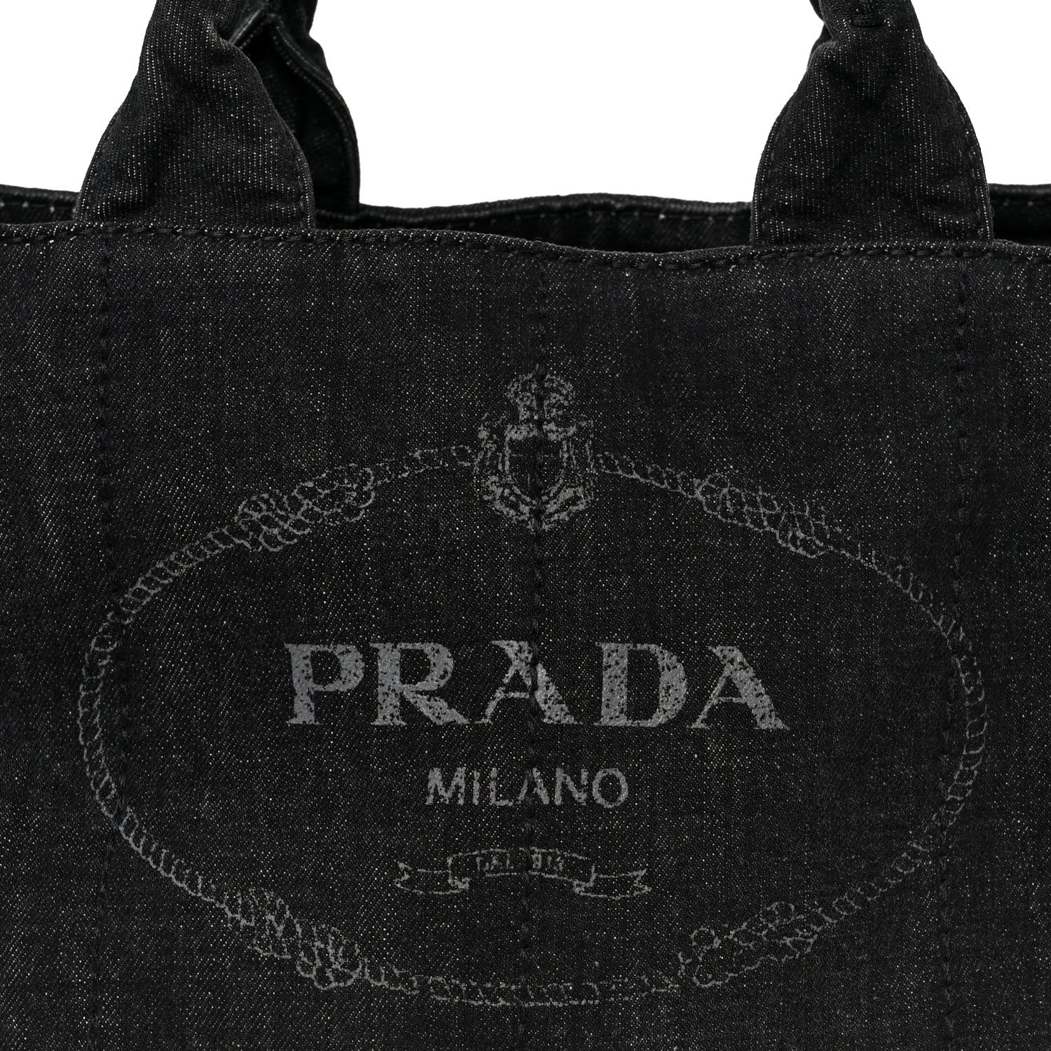 Denim Canapa Logo Tote Black - Image 10