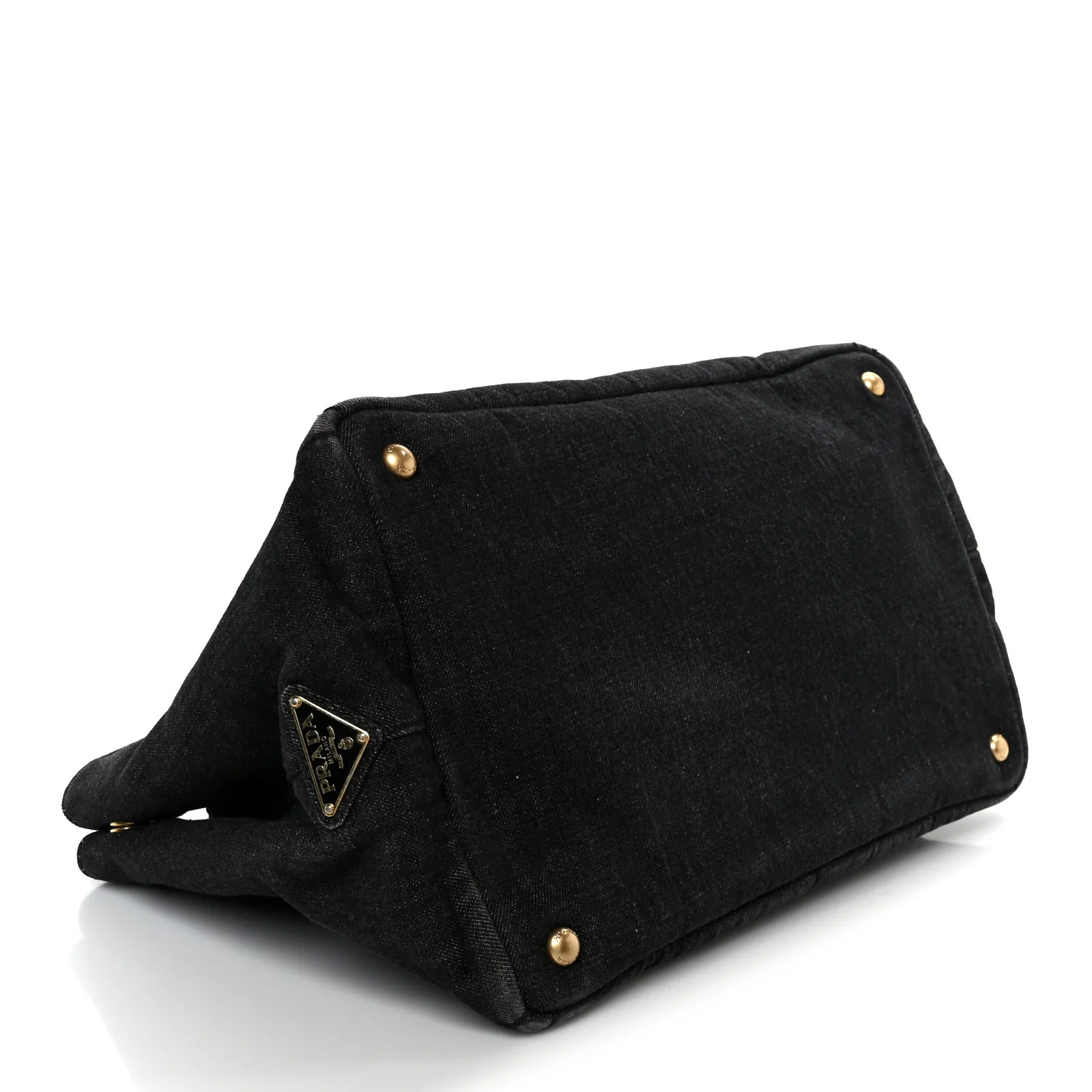 Denim Canapa Logo Tote Black - Image 4