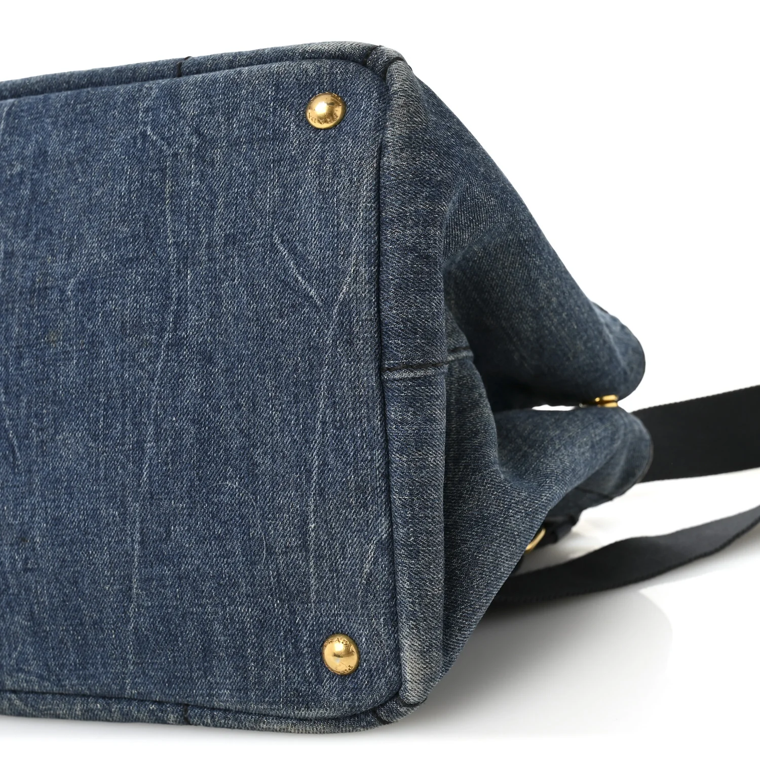 Denim Logo Tote Avio - Image 10