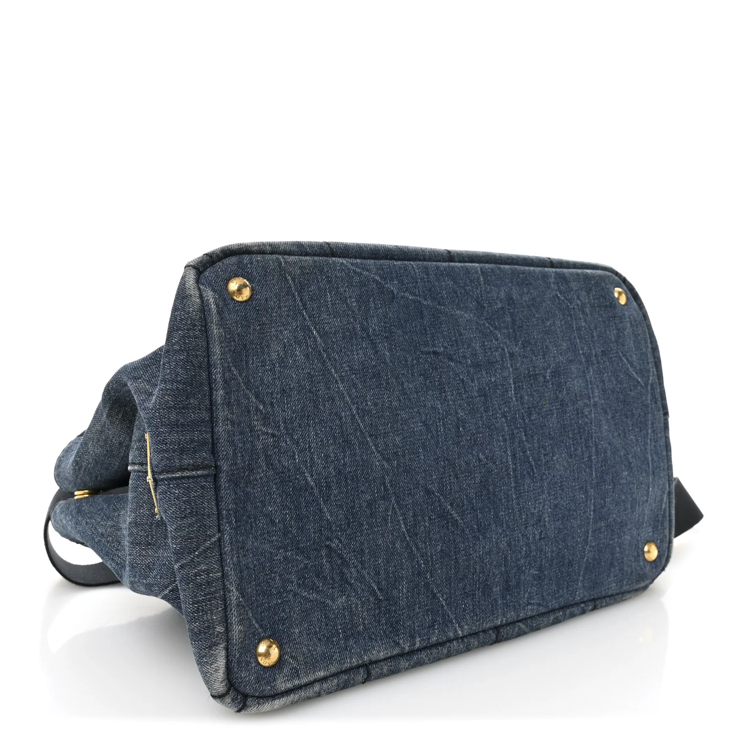 Denim Logo Tote Avio - Image 4