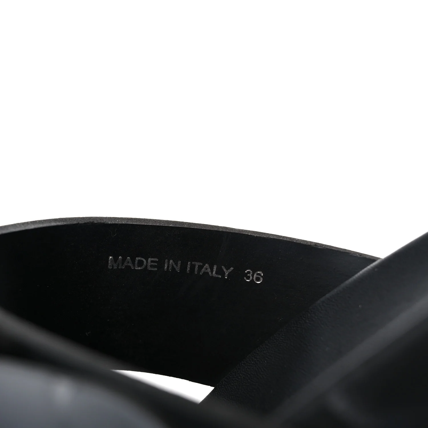 EVA Rubber Thong Buckle Fussbett Sandals 36 Black - Image 10
