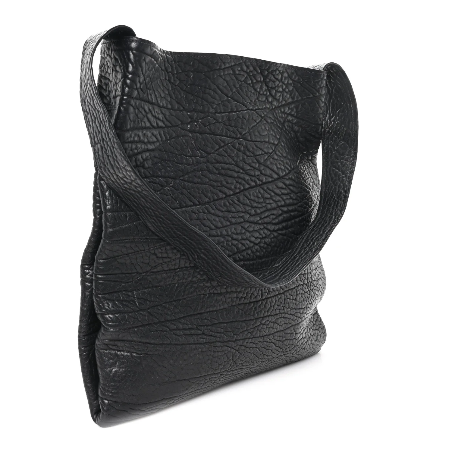 Full Grain Calfskin Shoulder Bag Black - Image 3