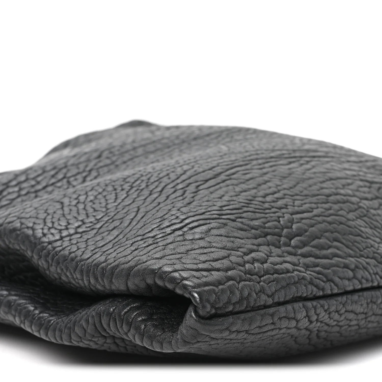 Full Grain Calfskin Shoulder Bag Black - Image 8