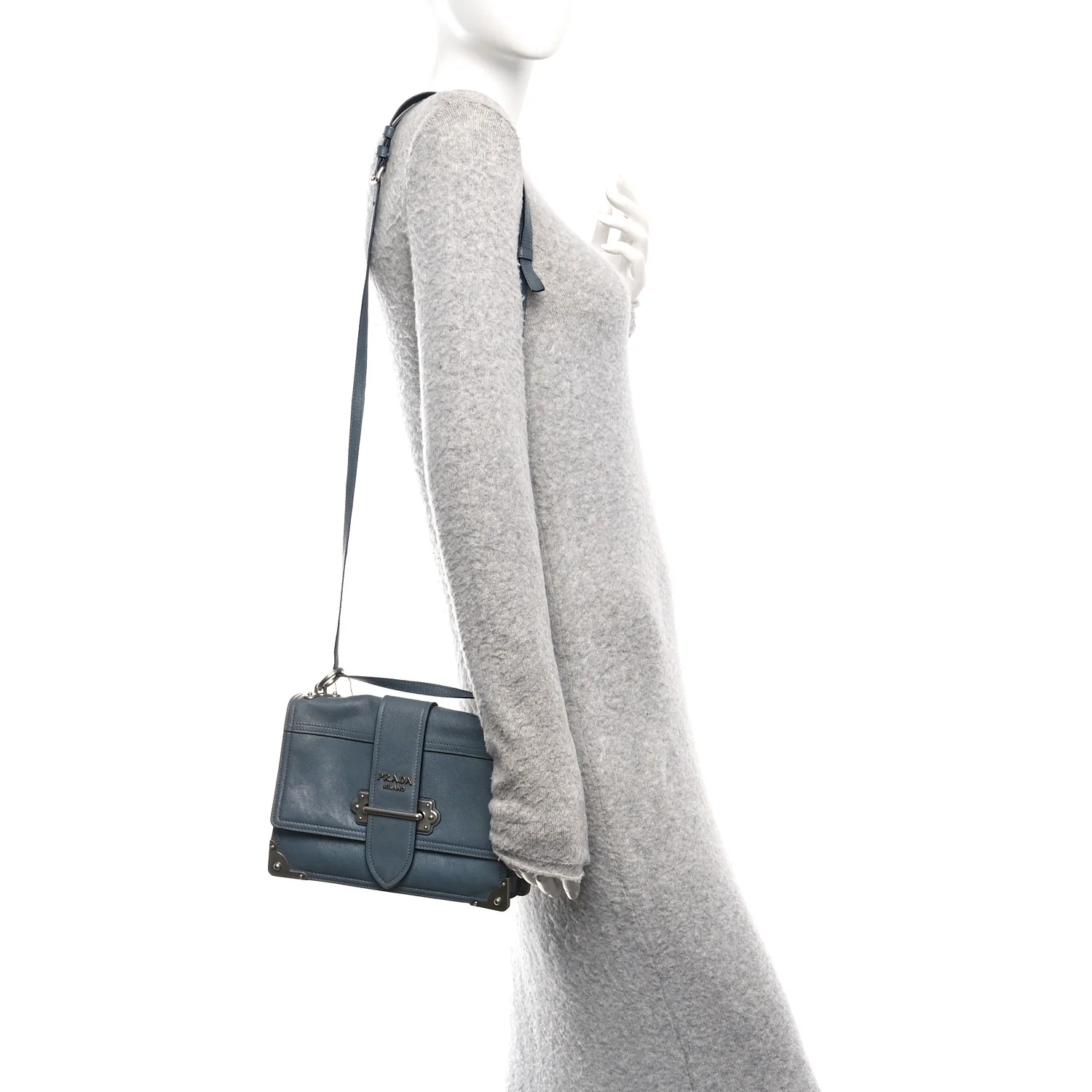 Glace Calf Soft Cahier Bag Marine Astrale - Image 2