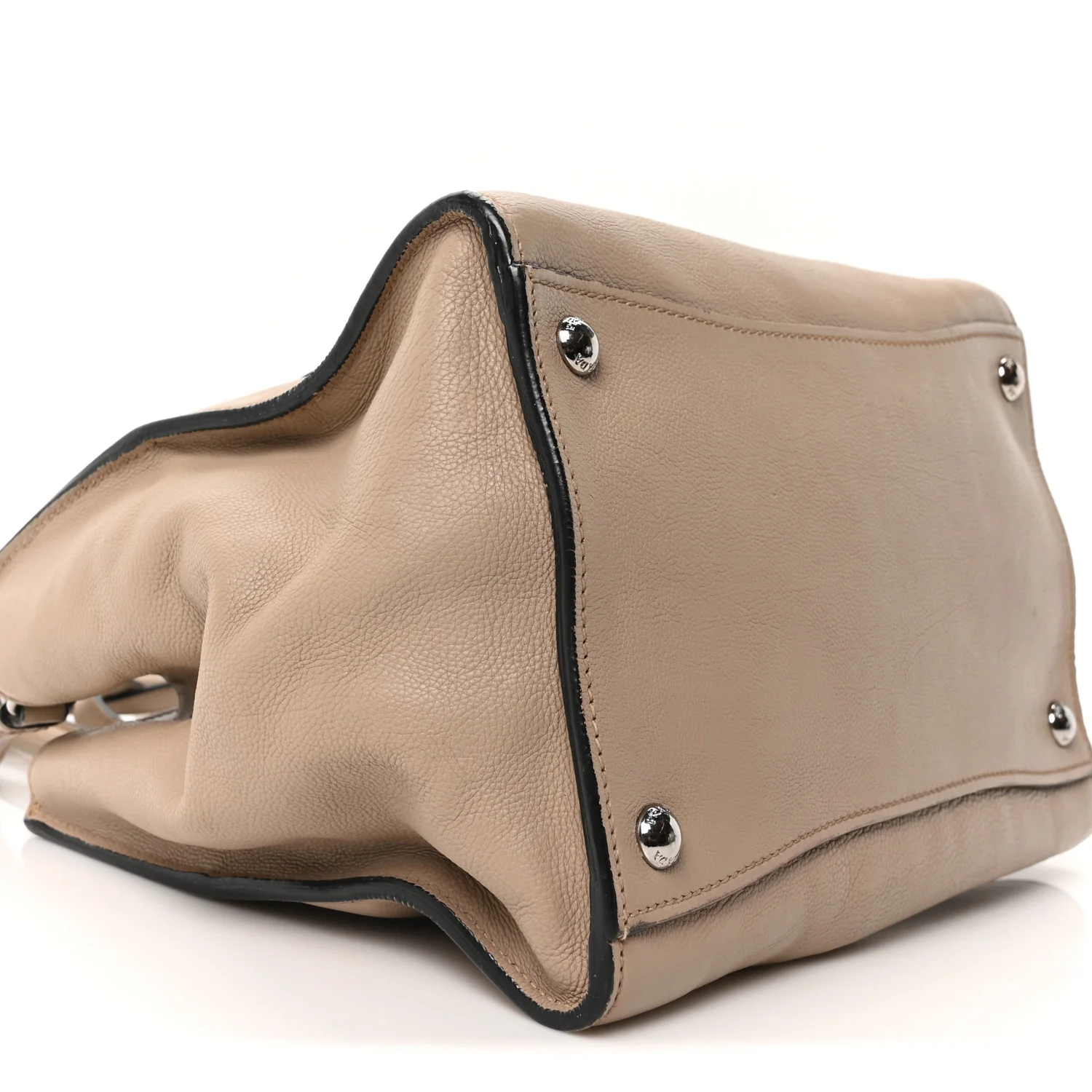 Glace Calf Twin Pocket Tote Quarzo - Image 9