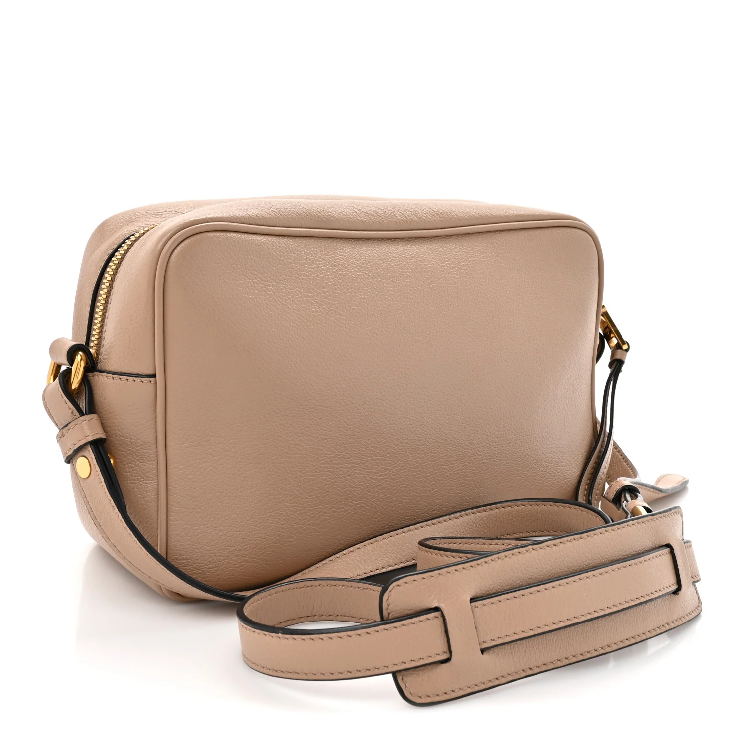 Glace Calfskin Embossed Logo Crossbody Cammeo - Image 3
