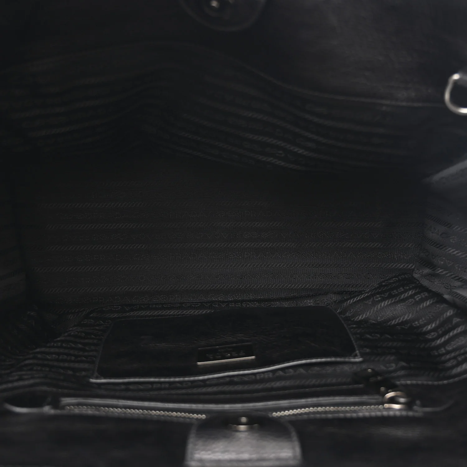 Glace Calfskin Sound Tote Bag Baltico Black - Image 5