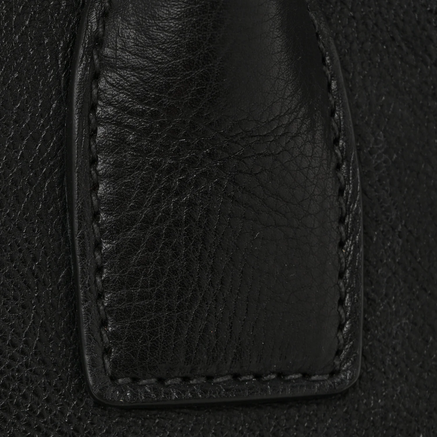 Glace Calfskin Sound Tote Bag Militare Black - Image 15