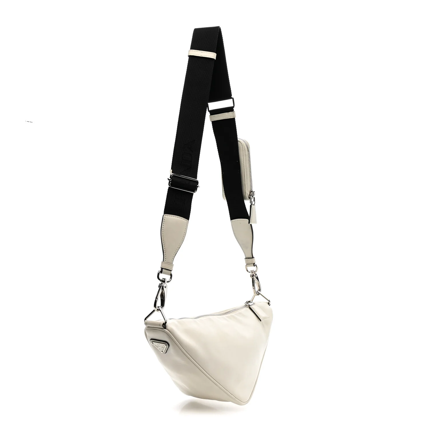 Grace Lux Triangle Shoulder Bag White - Image 3