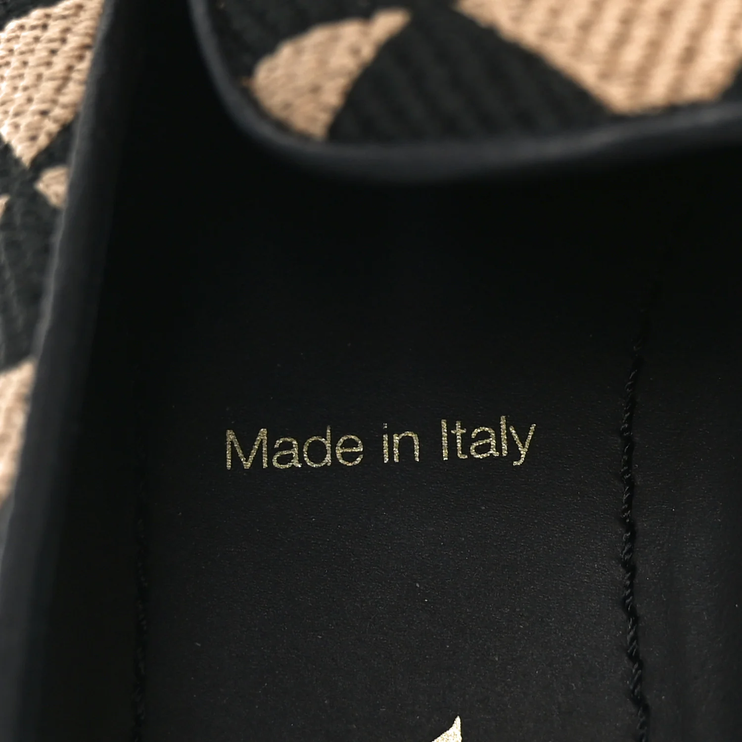Jacquard Trianglolo Symbole Embroidered Metal Triangle Logo Slip On Sneakers 37.5 Corda Black - Image 9