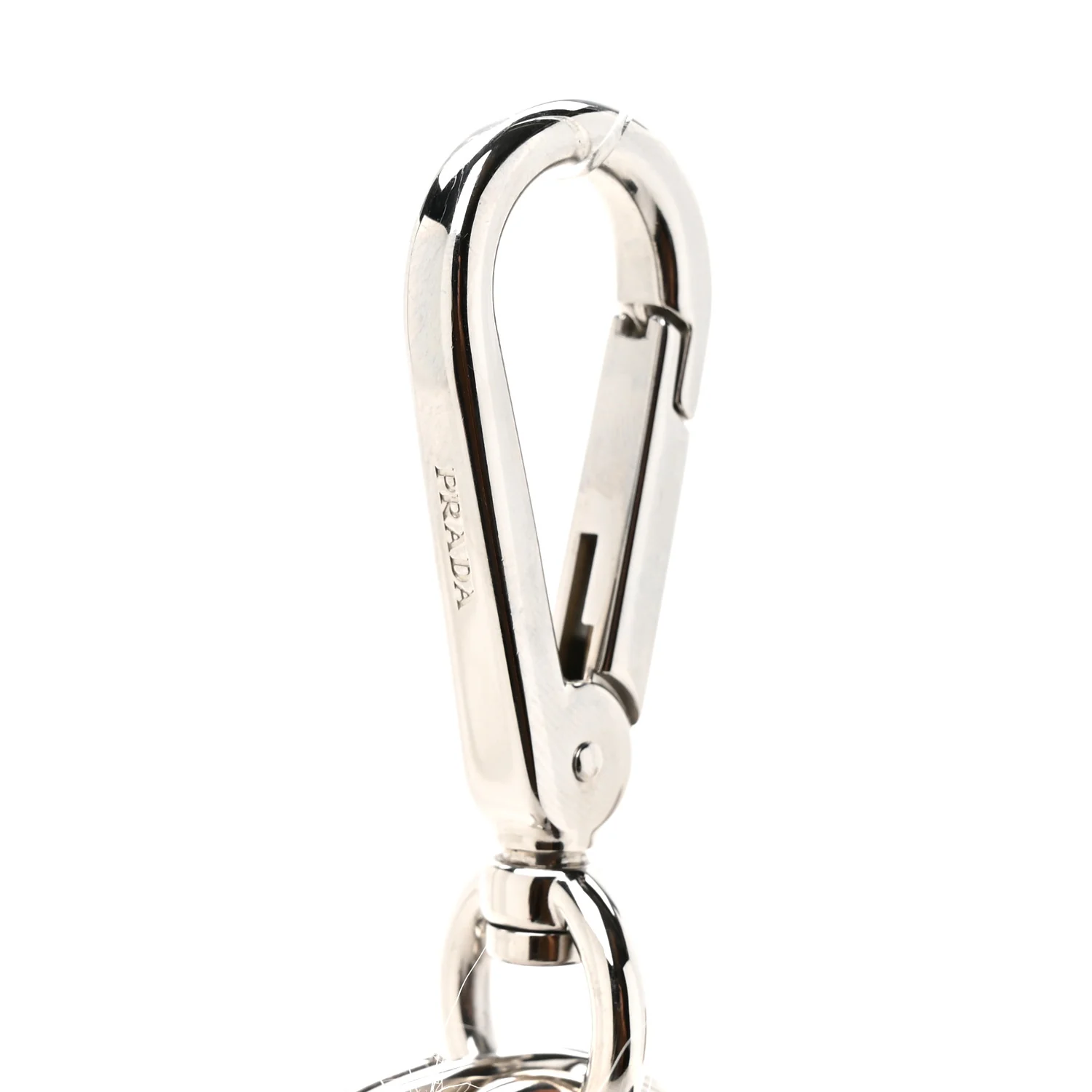 Metal Fur Rufus Bag Charm Chalk White - Image 4