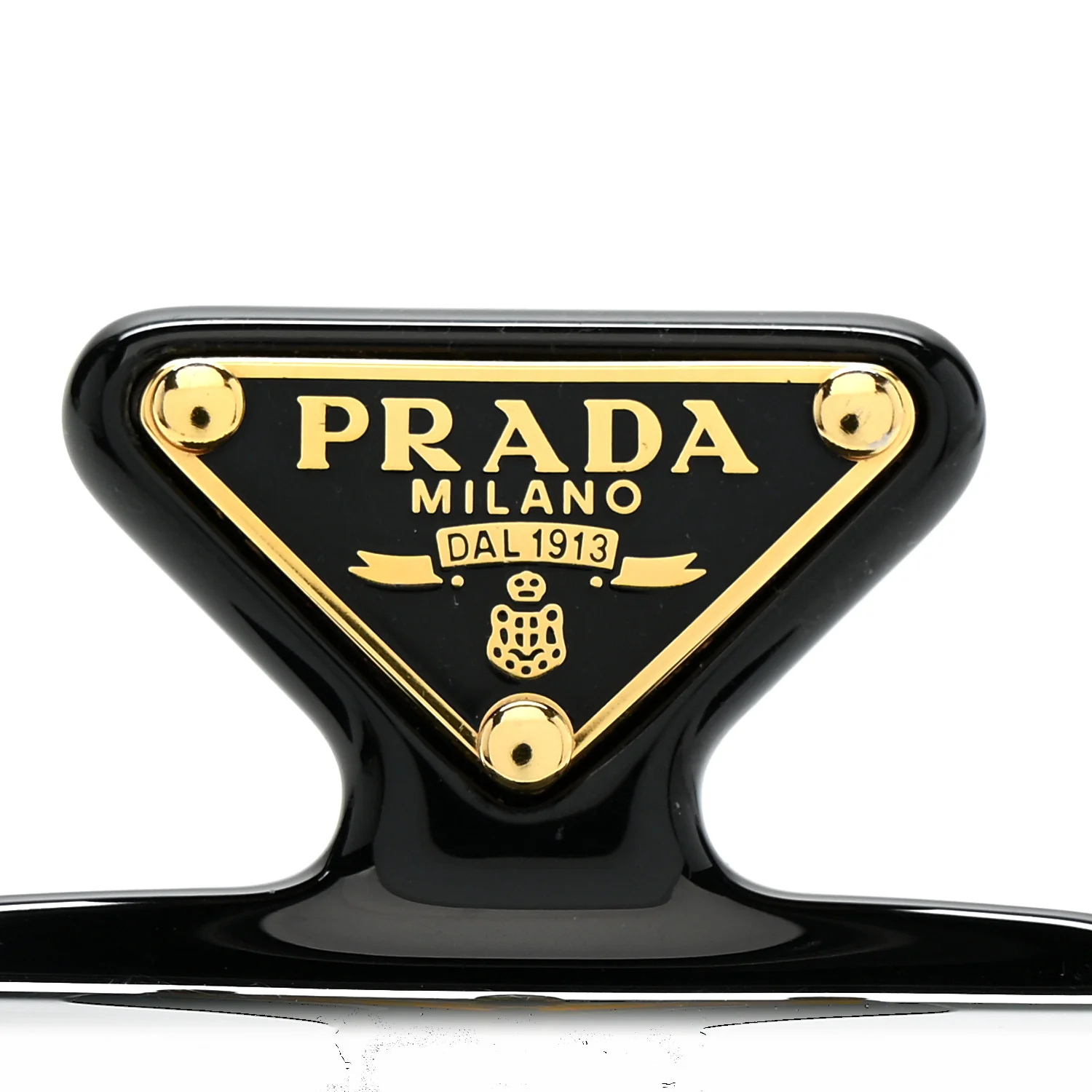 Metal Triangle Mini Hair Clip Black - Image 4