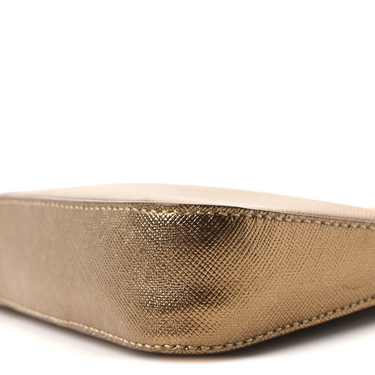 Metallic Saffiano Pochette Bronzo - Image 10